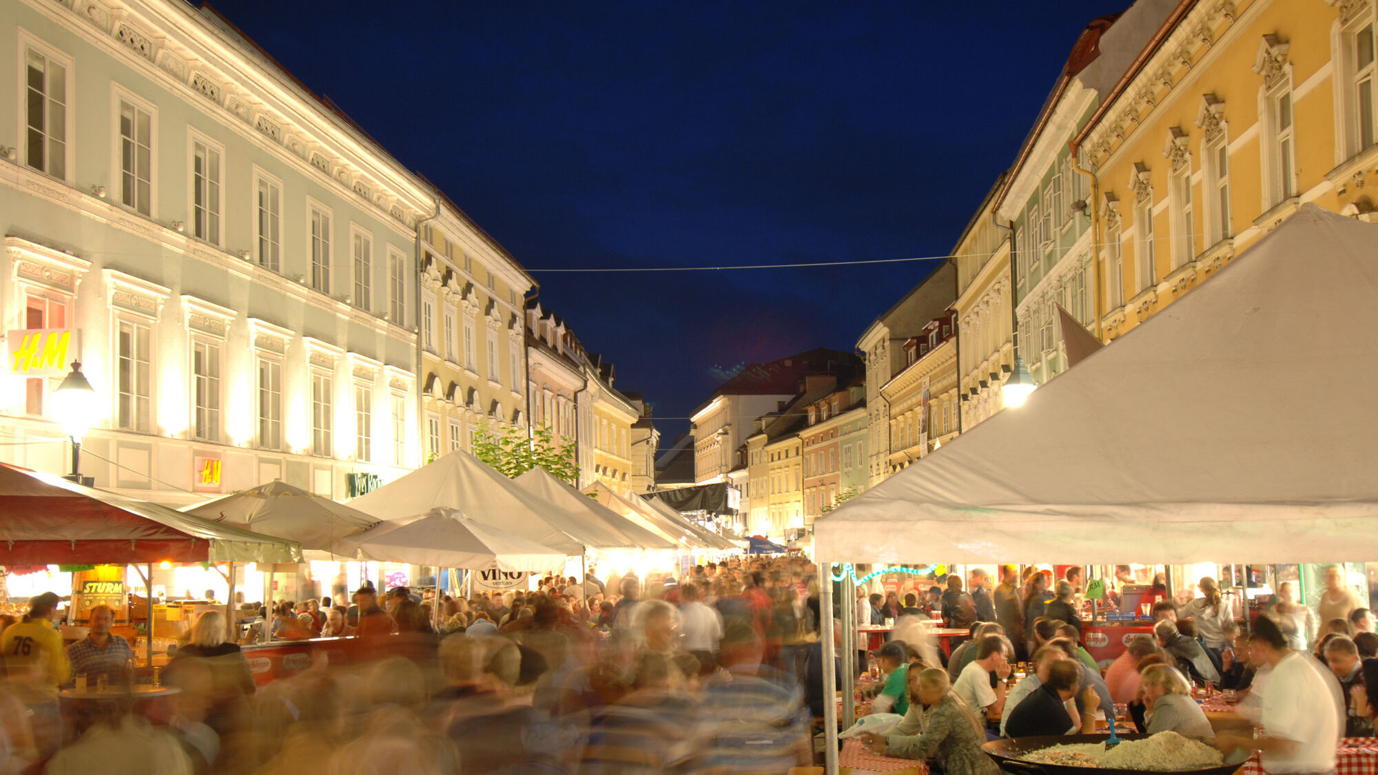 Altstadttrubel in Klagenfurt 