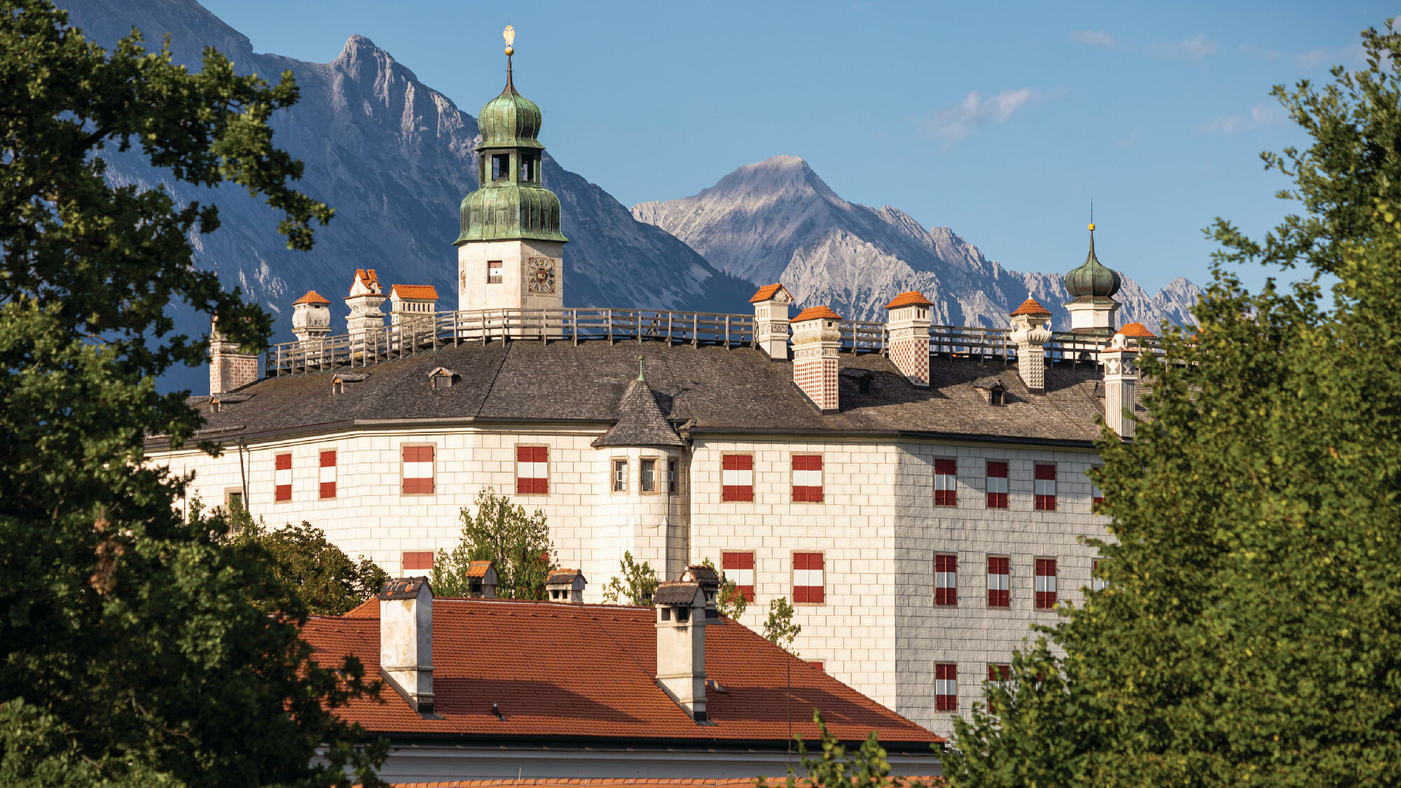 Das Schloss Ambras in Innsbruck