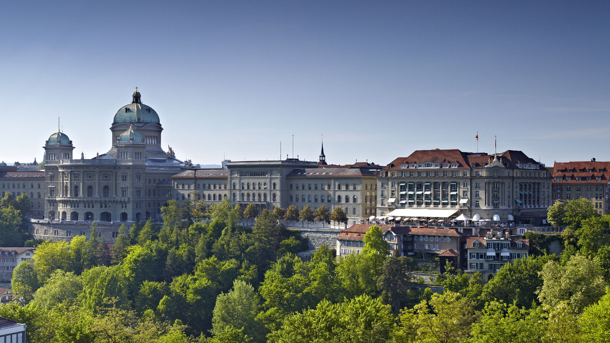 Aussicht auf die Altstadt von Bern 