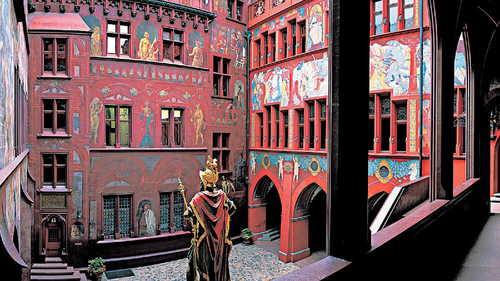 Das Rathaus in Basel
