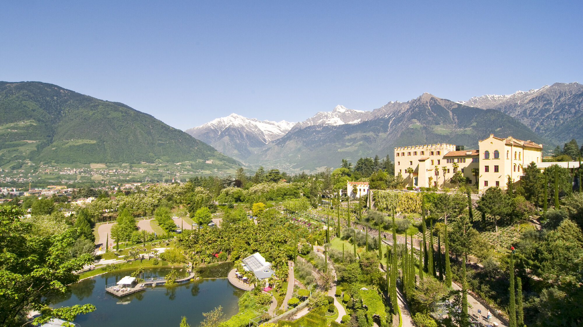 Die Gärten von Schloss Trauttmansdorff