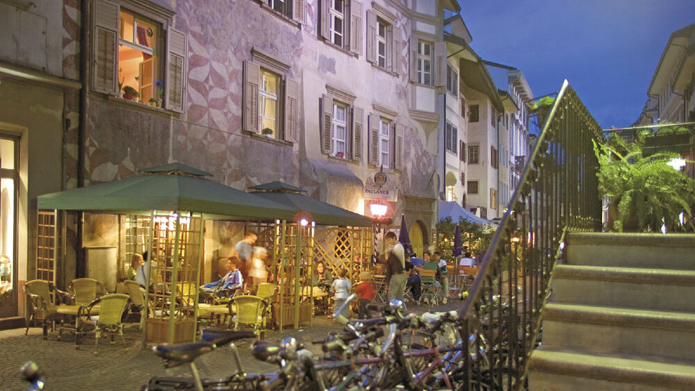 Die Silbergasse in Bozen 