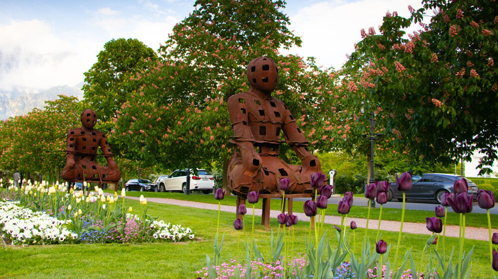 Skulptur bei der Bad RagARTz