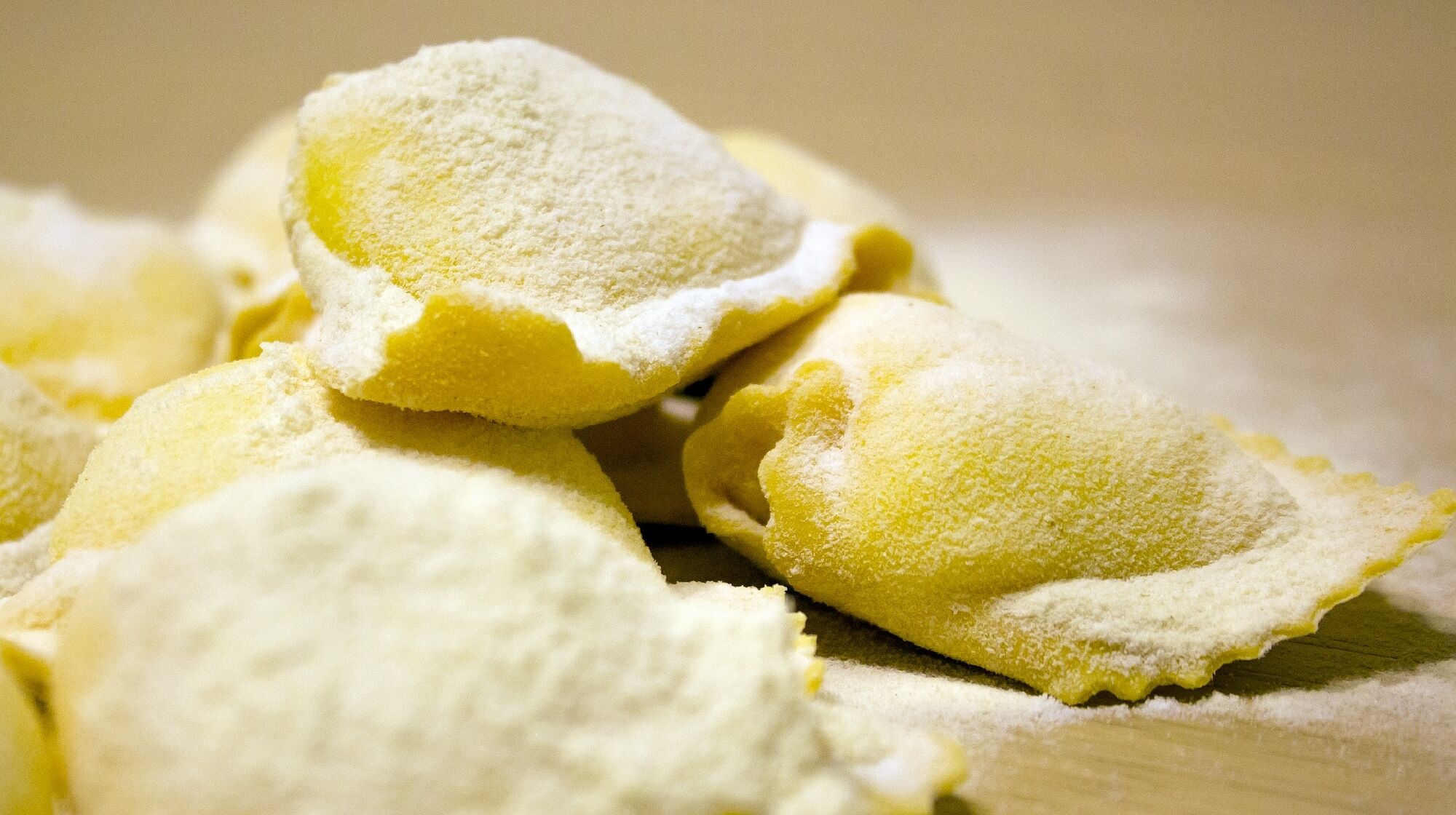 Frische Südtiroler Schlutzkrapfen