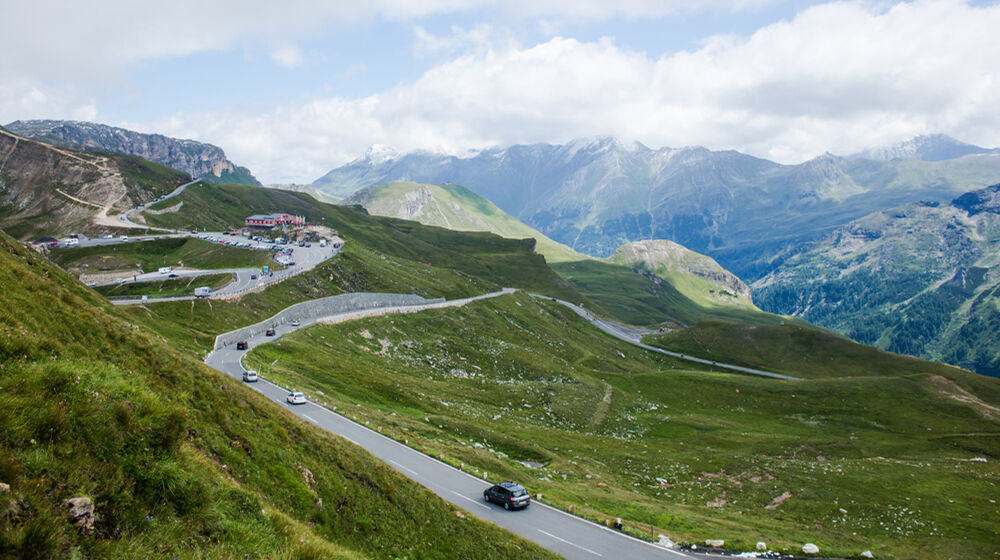 Blick auf die Großglockner Hochalpenstraße