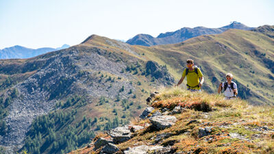 Genieße die Aussicht beim Erklimmen des "Herz Ass Villgratental"