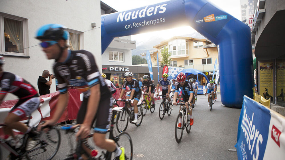 Fahrer beim Race across the Alps