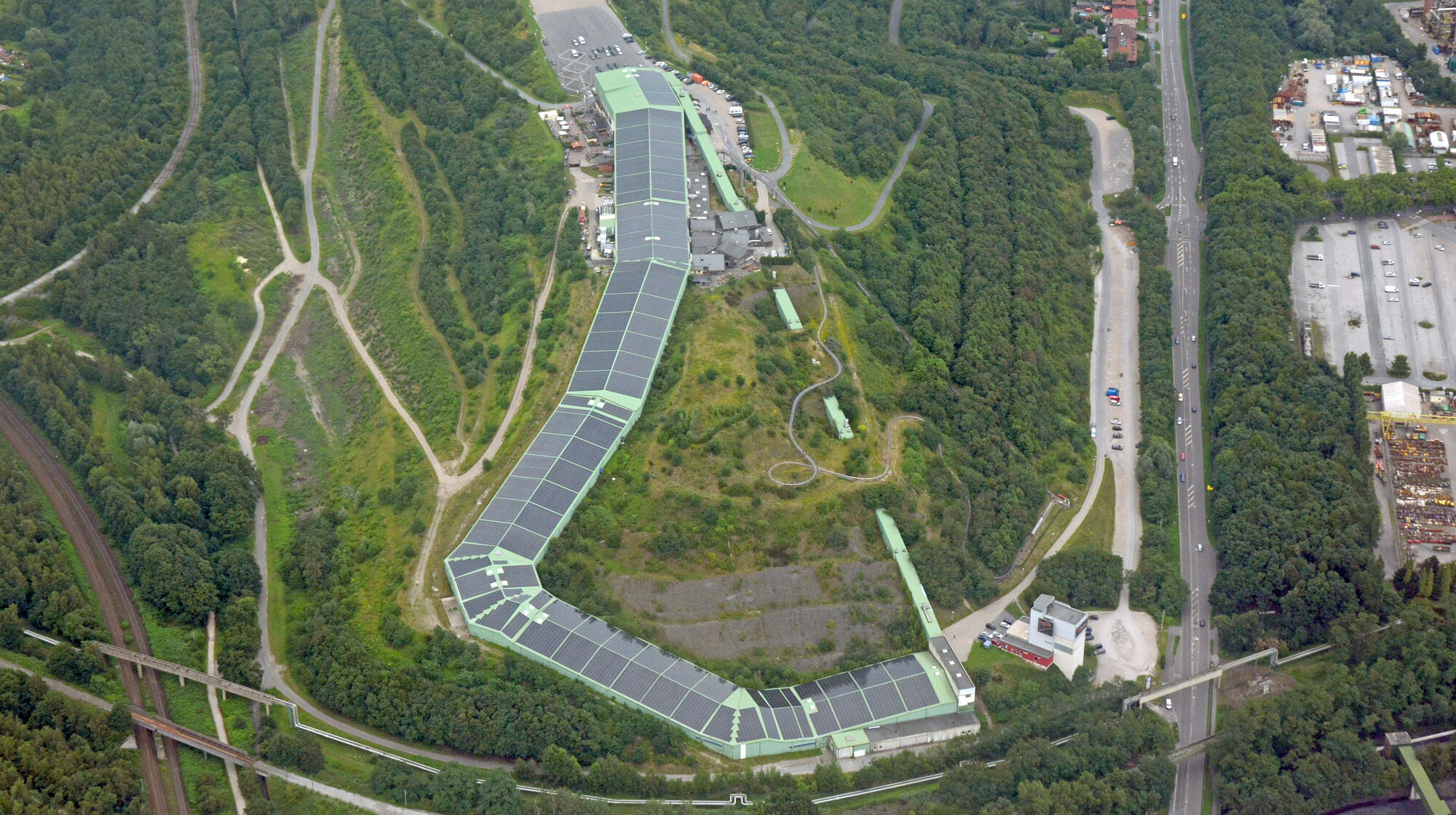 Luftaufnahme Alpincenter Bottrop