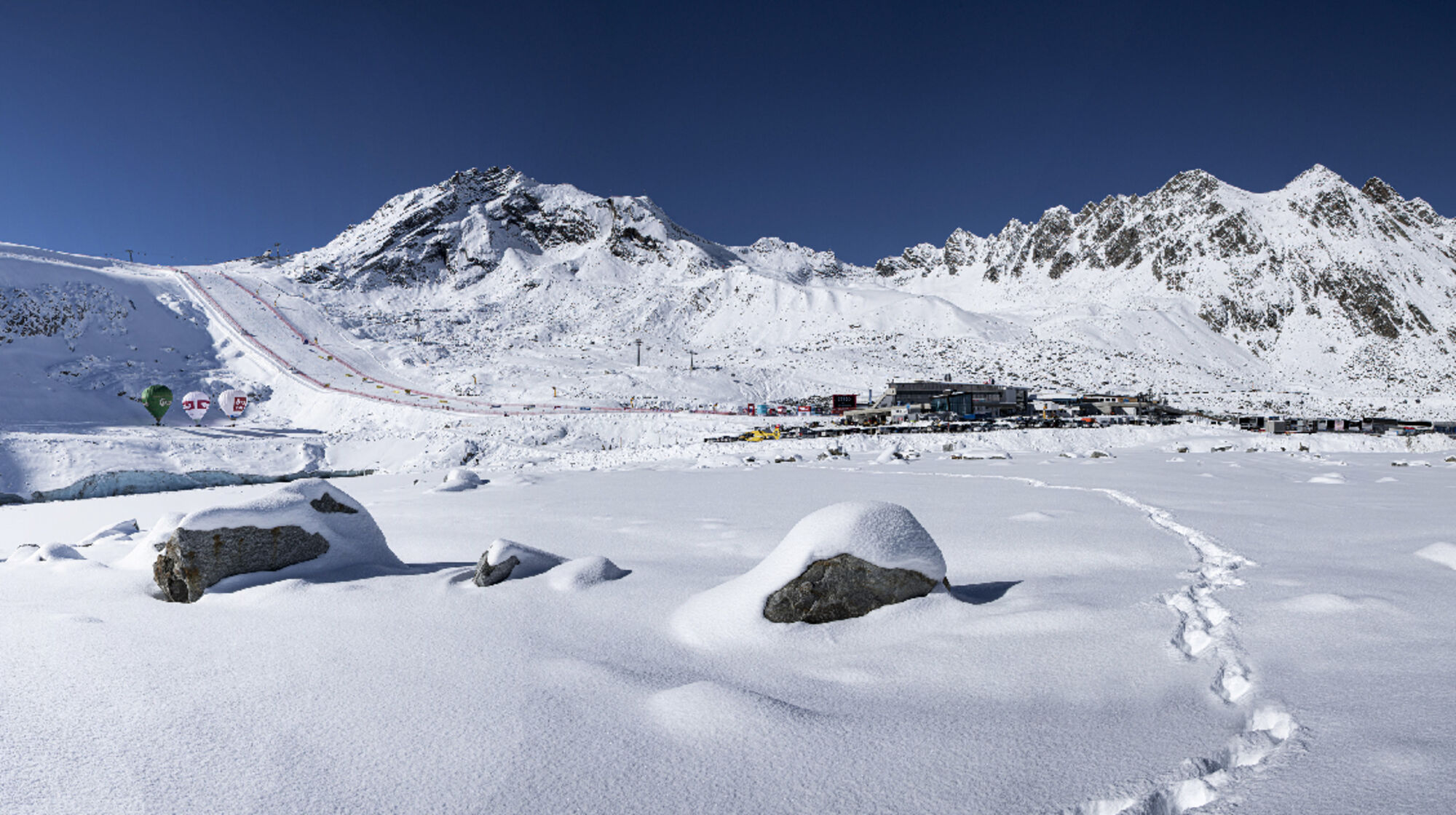Weltcup-Strecke in Sölden