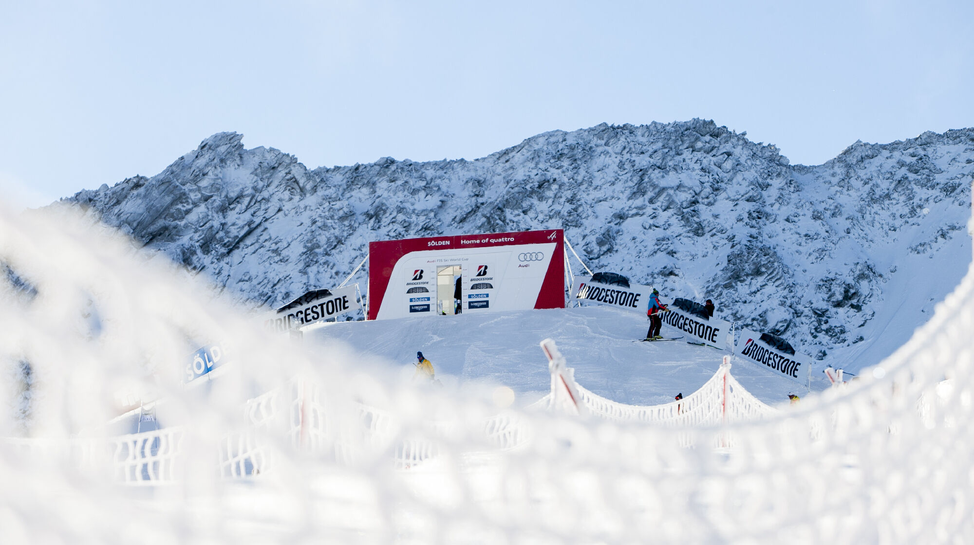 Starthaus beim Ski-Weltcup in Sölden