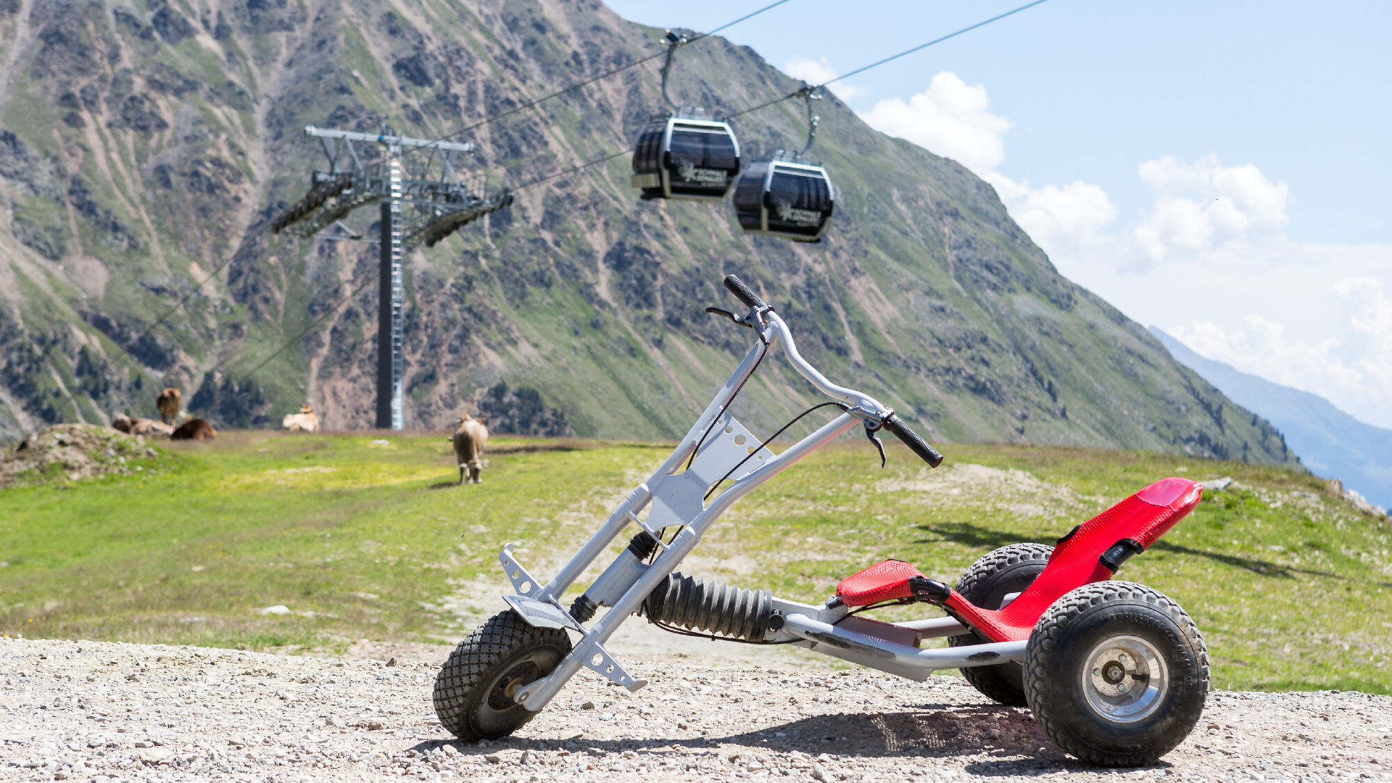 Beliebtes Sommererlebnis am Schnalstaler Gletscher: Mountain Carts