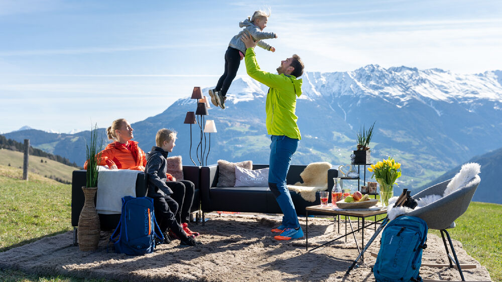 Raus aus dem Wohnzimmer und hinein in die Berge!