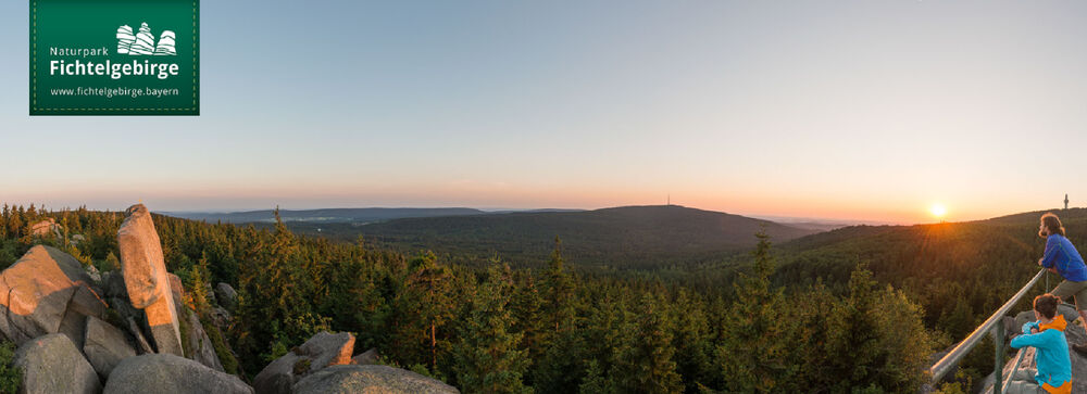 Blick über das Fichtelgebirge