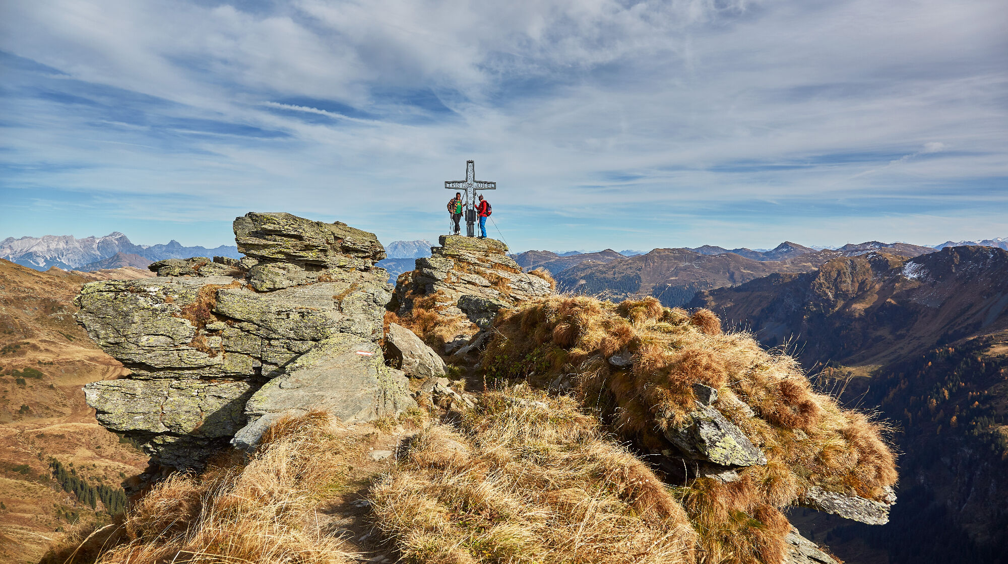 Gipfelglück auf dem Home of Lässig Walk