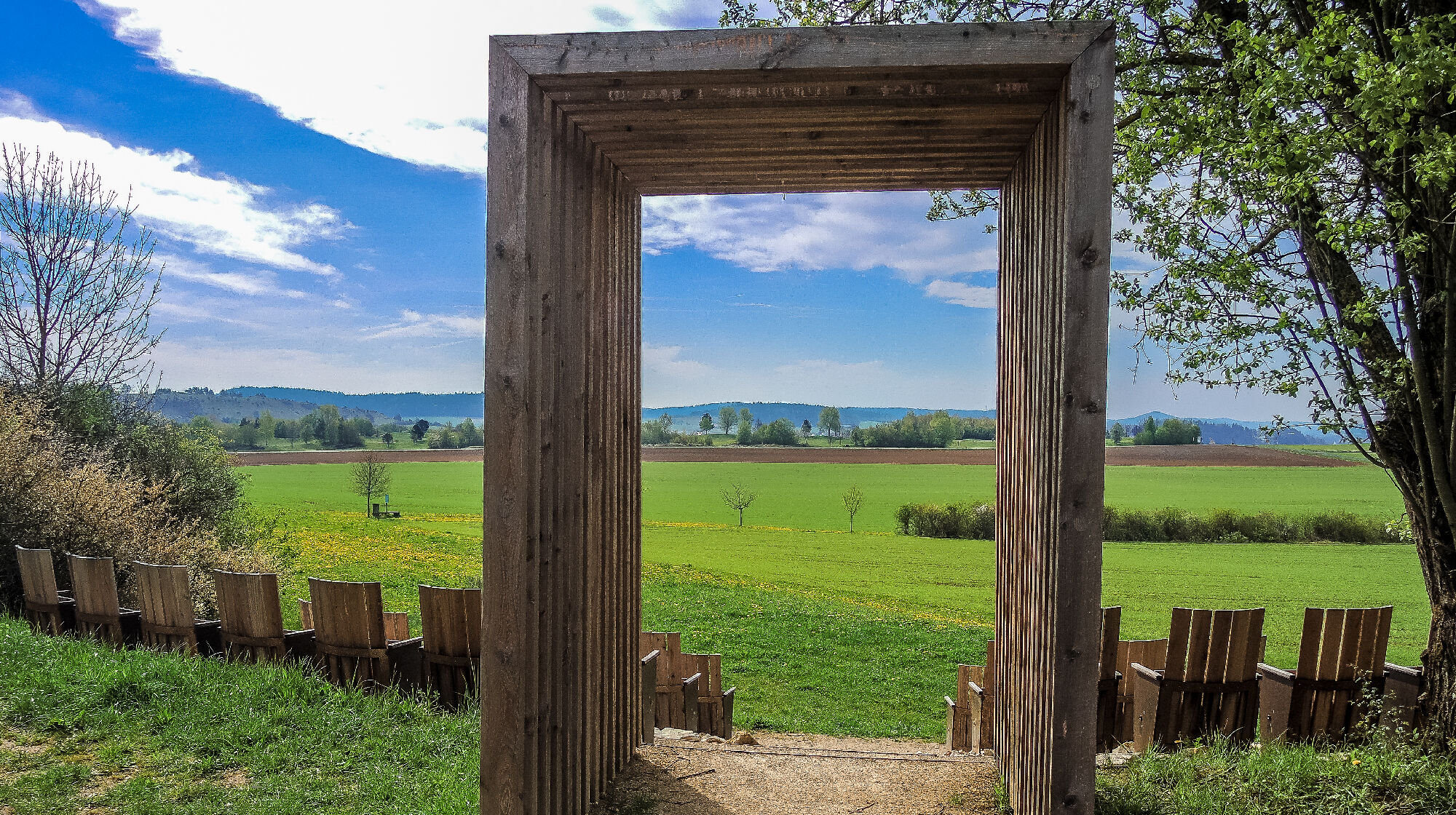 Landschaftskino auf der Zeugenbergrunde