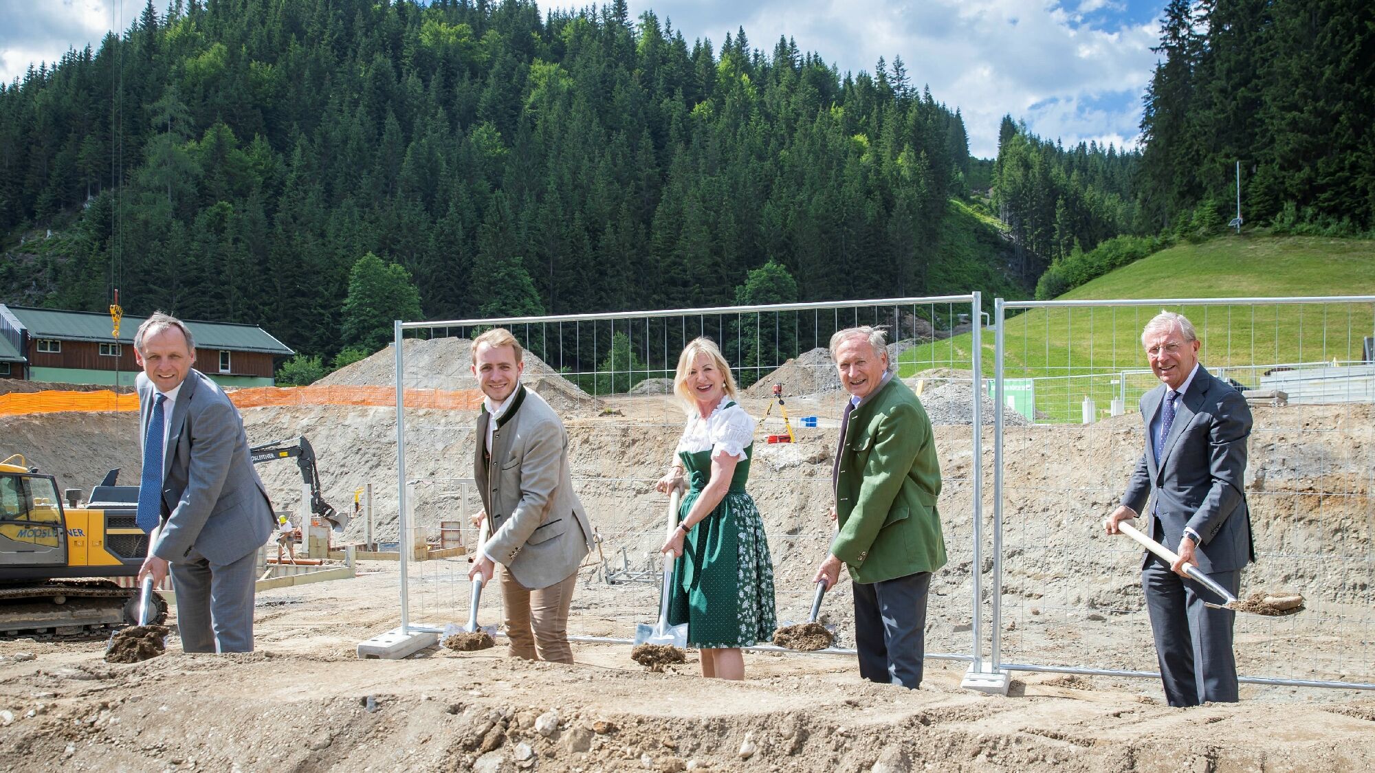 Spatenstich Mooslehenbahn Filzmoos Juni 2021