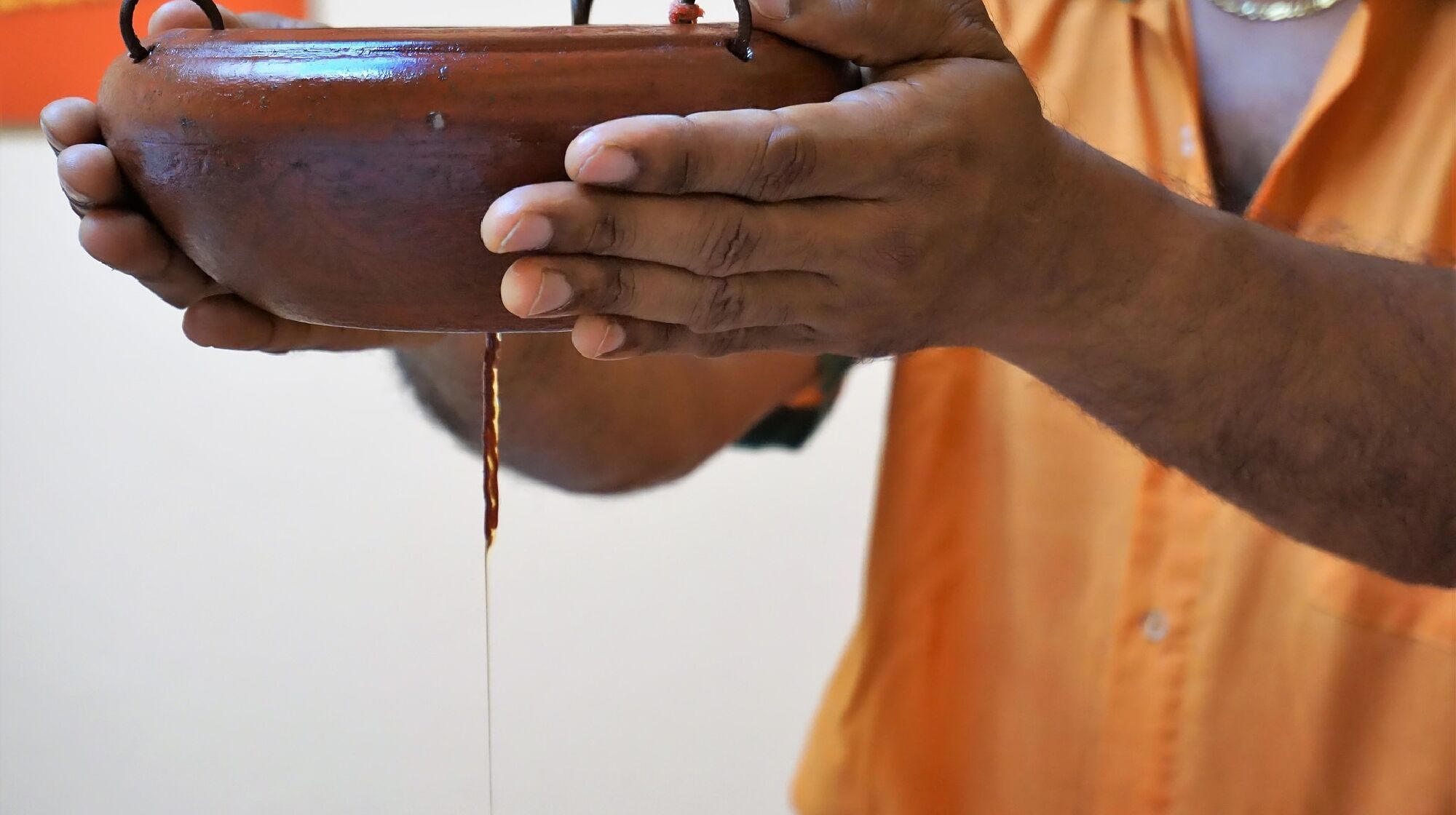 Der ayurvedische Ölguss