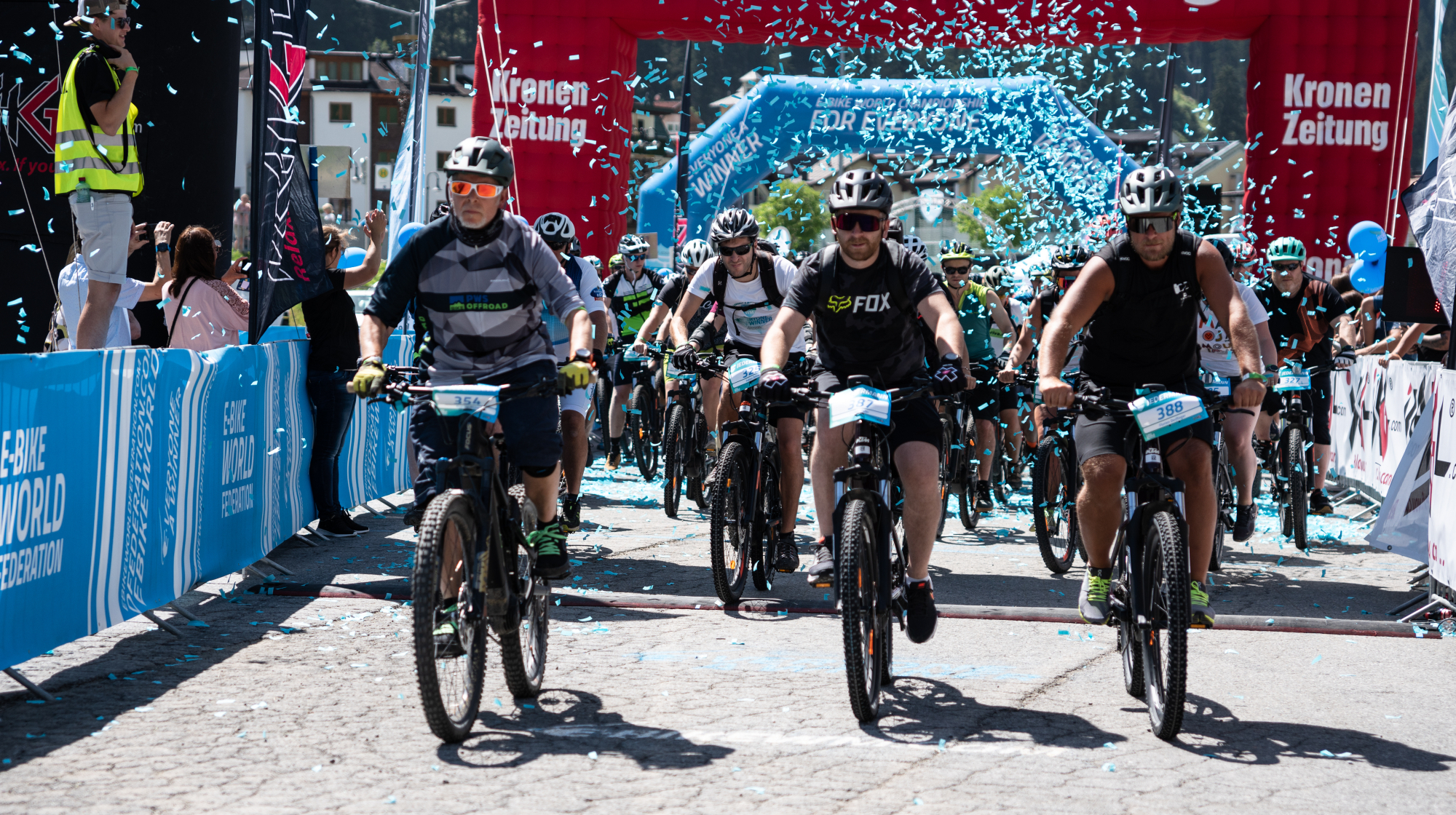 Bei der E-Bike WM in Ischgl
