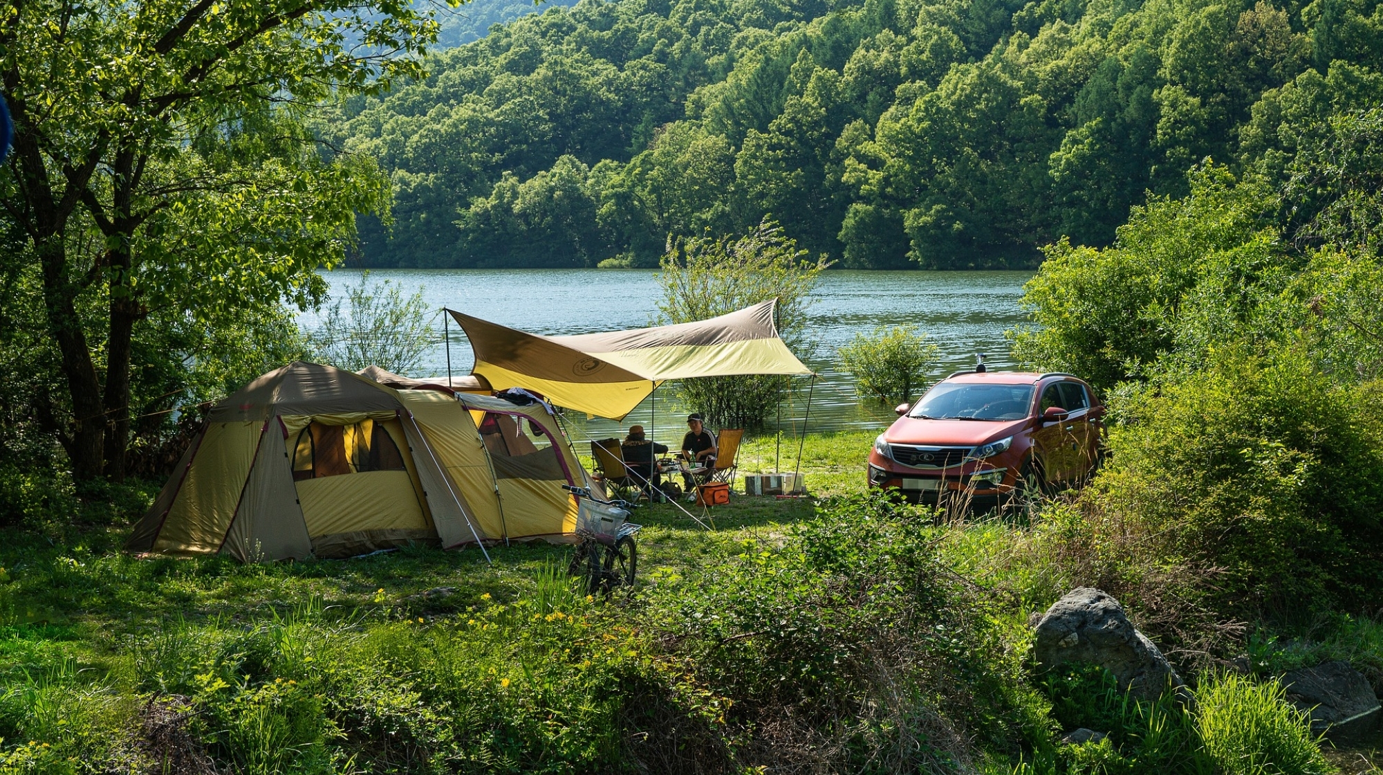 Camping am See