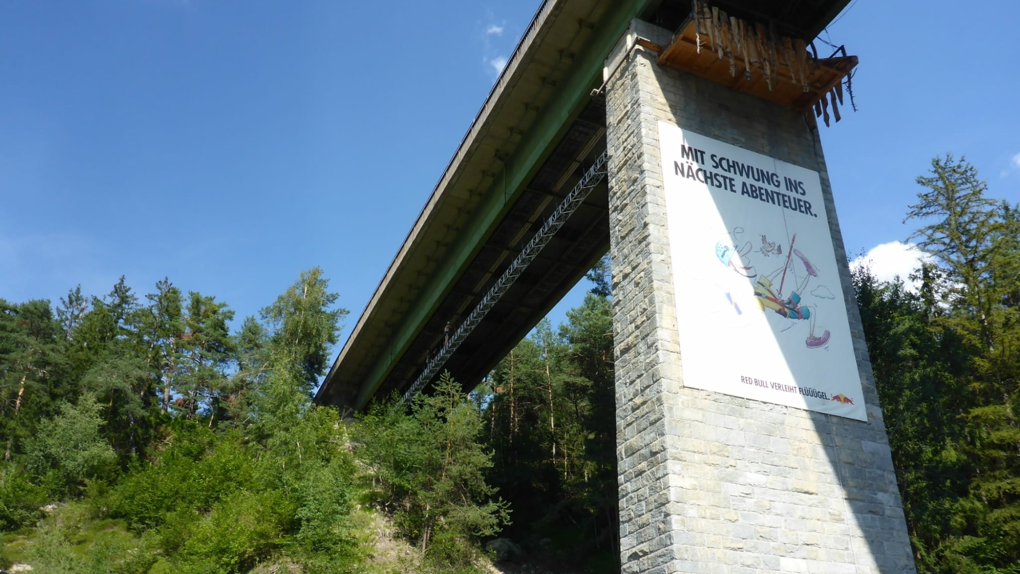 Absprungplattform Flying Fox & Mega Swing