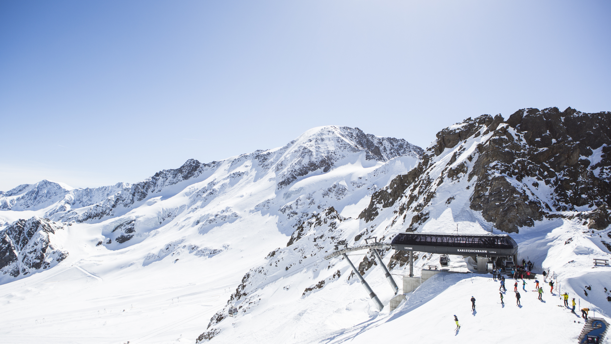 Bergstation Karlesjochbahn Kaunertaler Gletscher