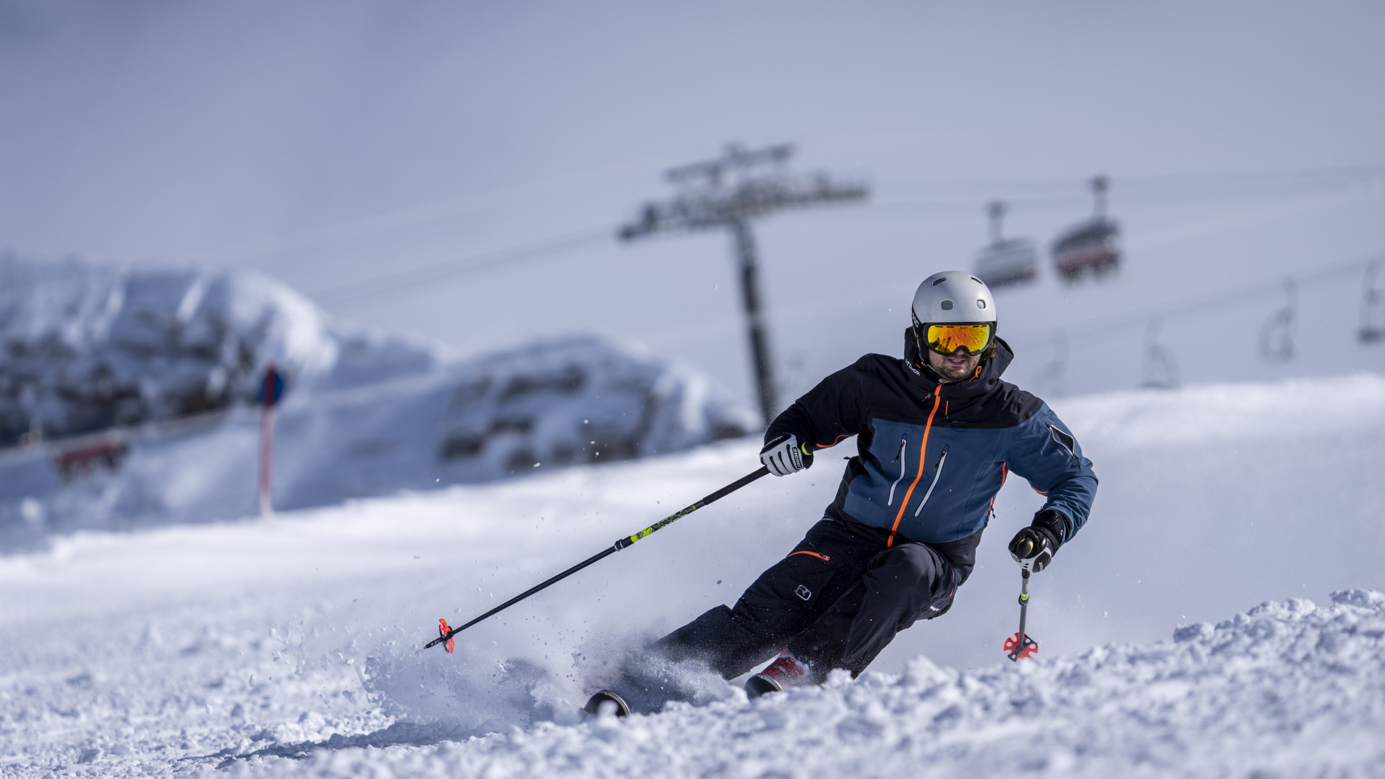 Beim High Performance Skitest verlangten die Tester den Skiern alles ab