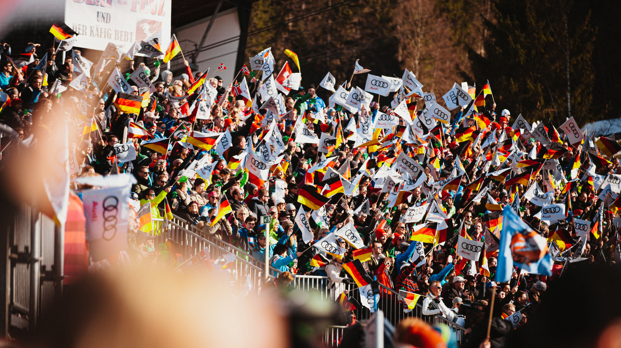 Publikum beim Weltcup in Garmisch-Partenkirchen