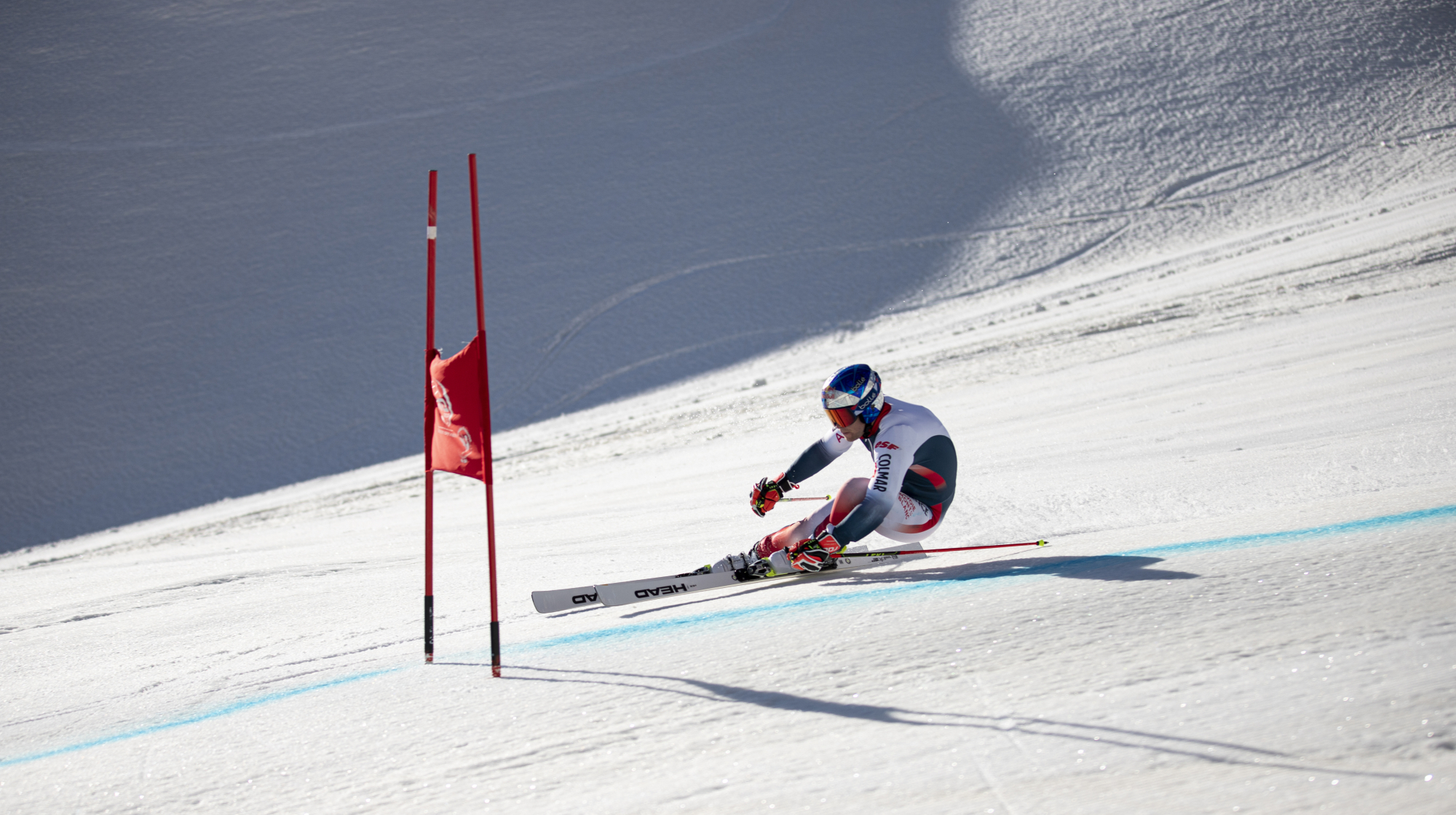 Auf der Rennstrecke in Courchevel