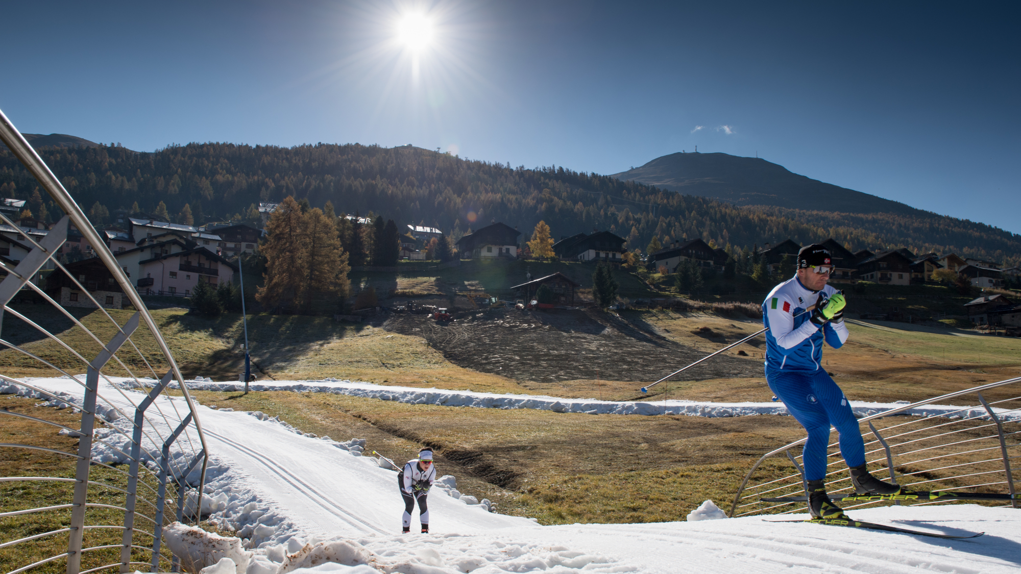 Langlaufen ist in Livigno dank der Snowfarming-Technik schon ab Mitte Oktober möglich