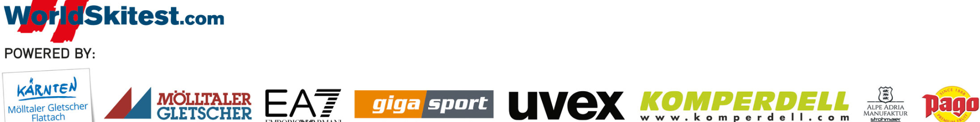 Sponsoren und Partner des Skitests 2021/2022