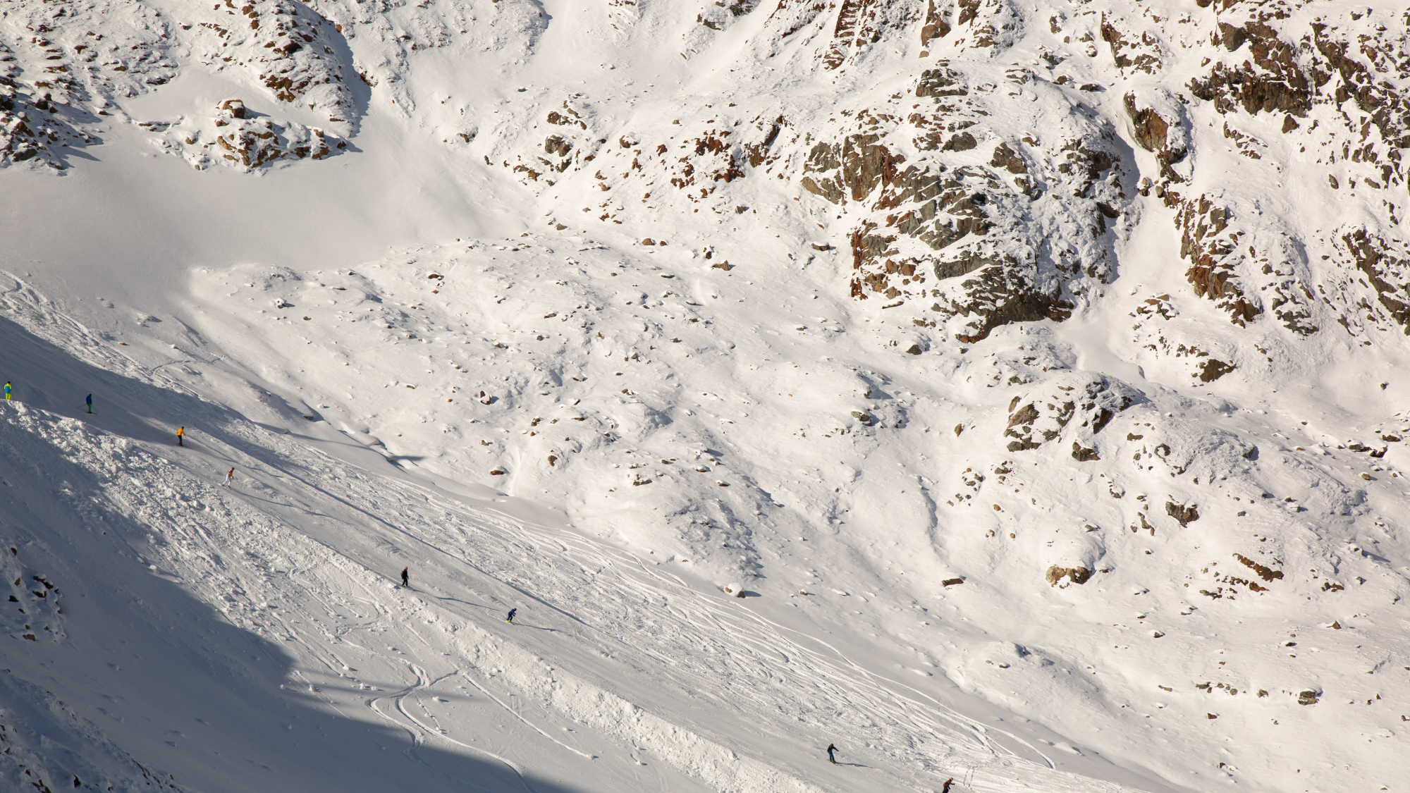 Piste in Richtung Gamsgarten 