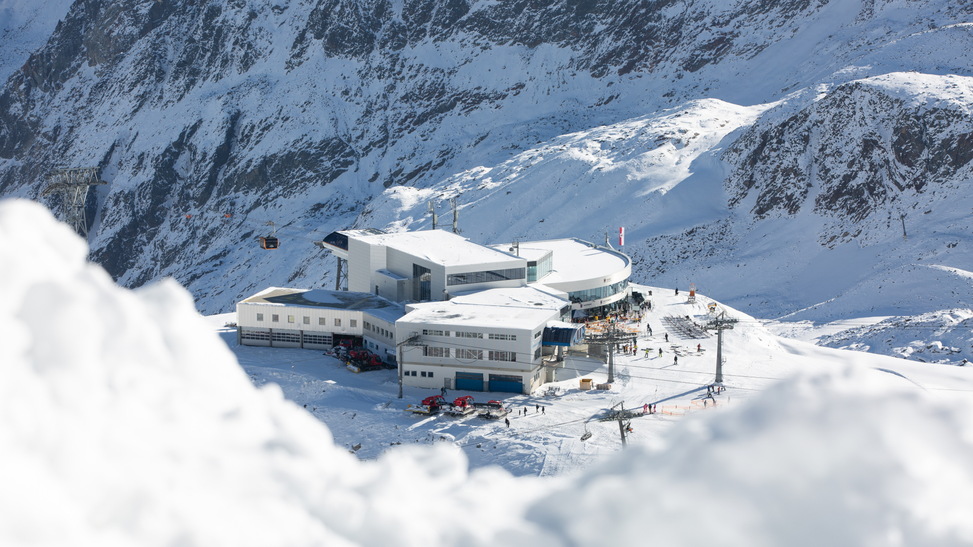 Blick aufs Restaurant Eisgrat