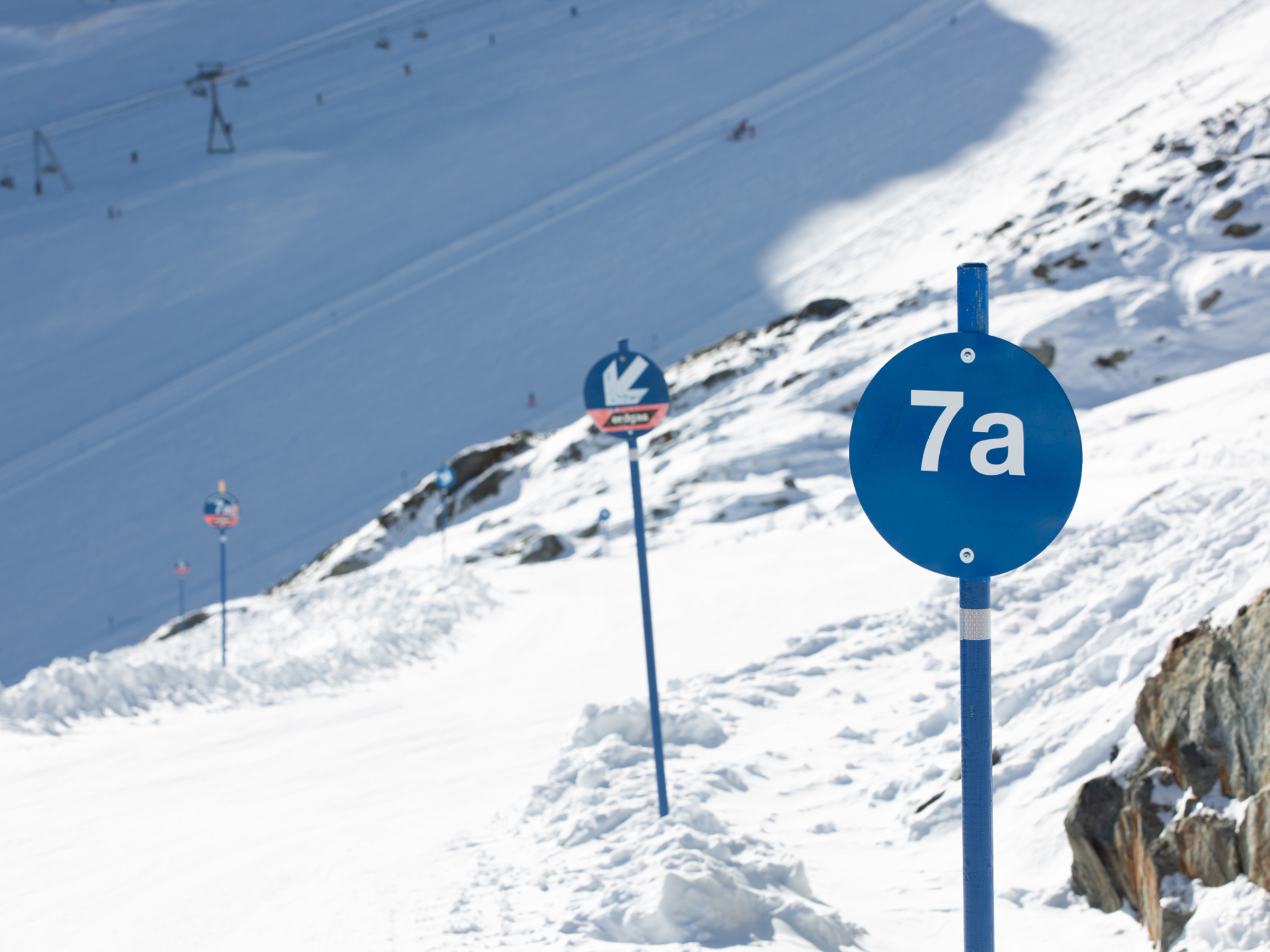 Piste 7a vom Rotadl Richtung Eisgrat
