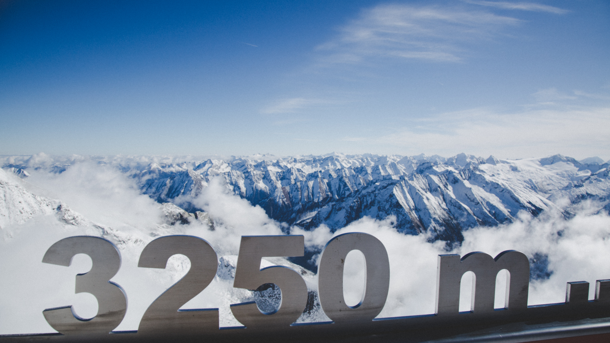 Ausblick von der Panoramaterrasse Gefrorene Wand