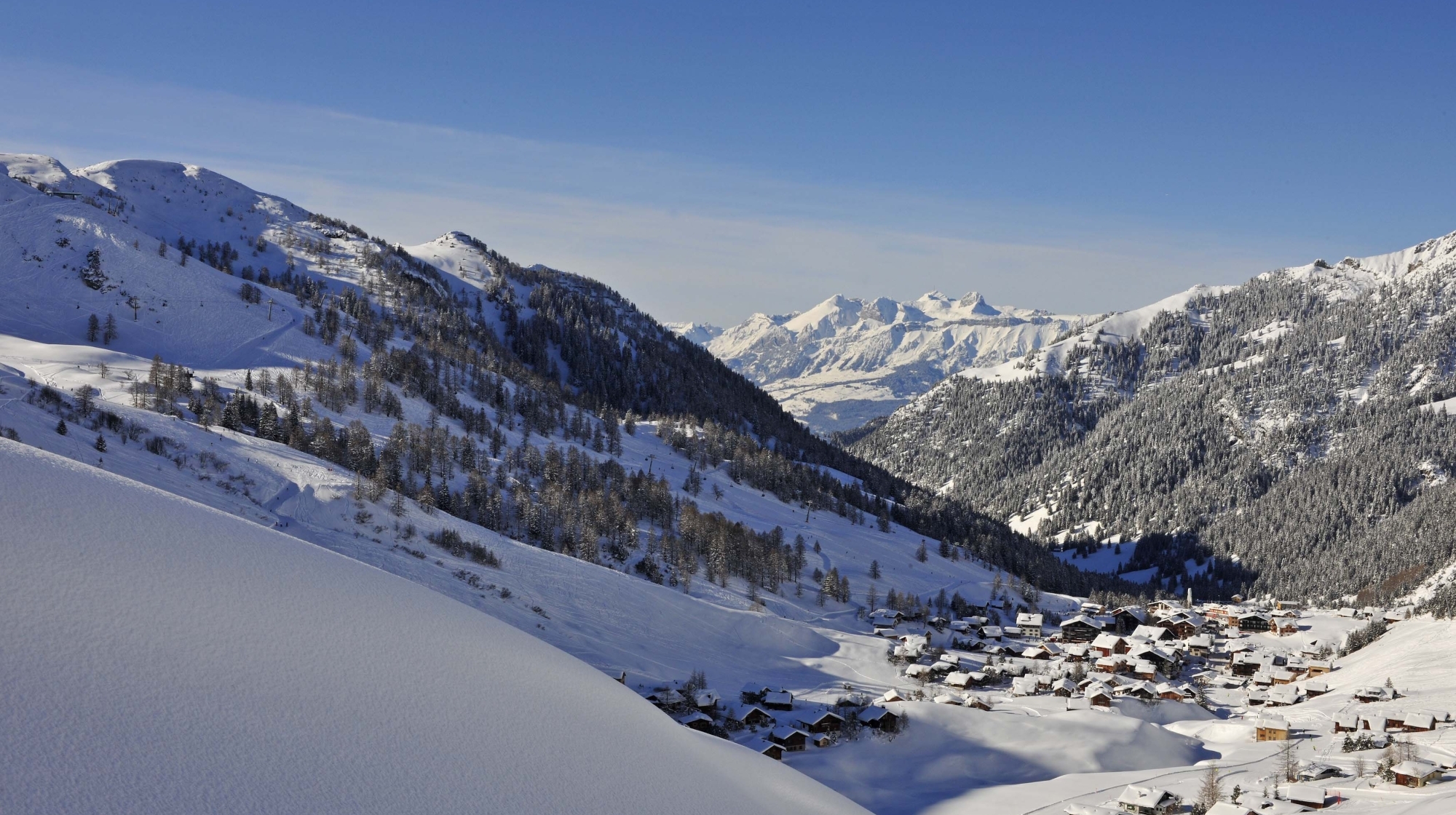 Blick auf Malbun