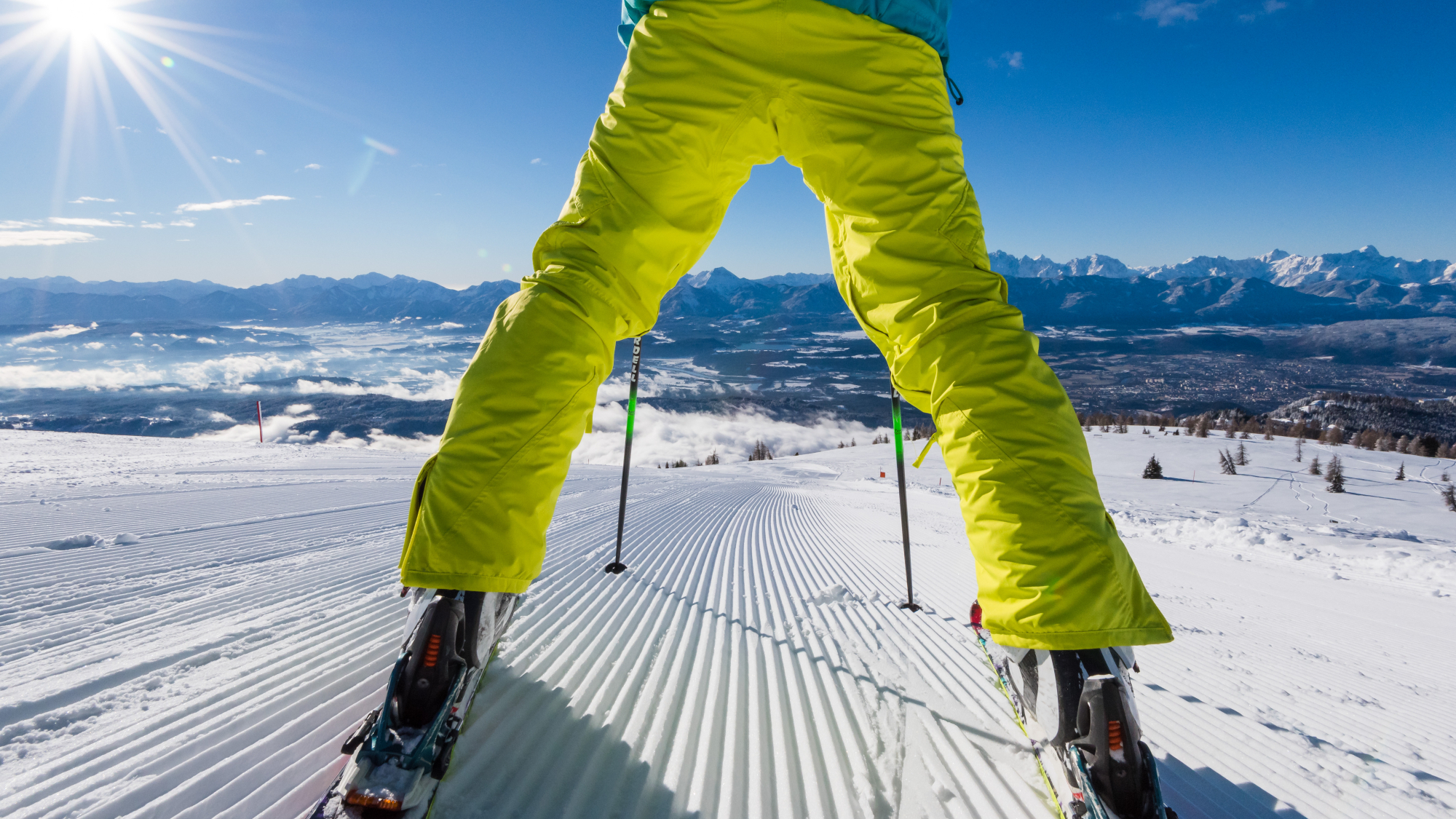 Skifahren mit Schneegarantie in den Villacher Skibergen Gerlitzen Alpe