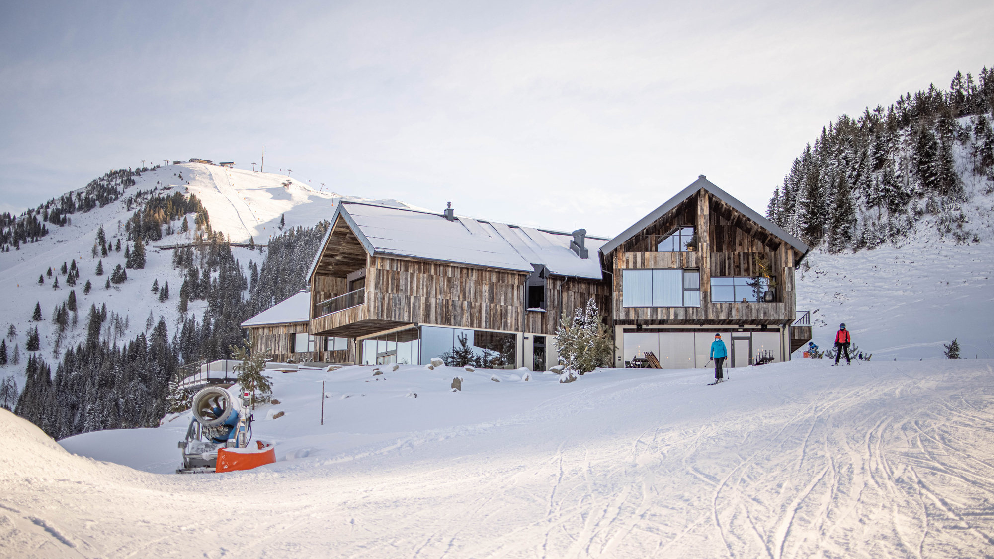 Im Skigebiet an der Hohen Salve