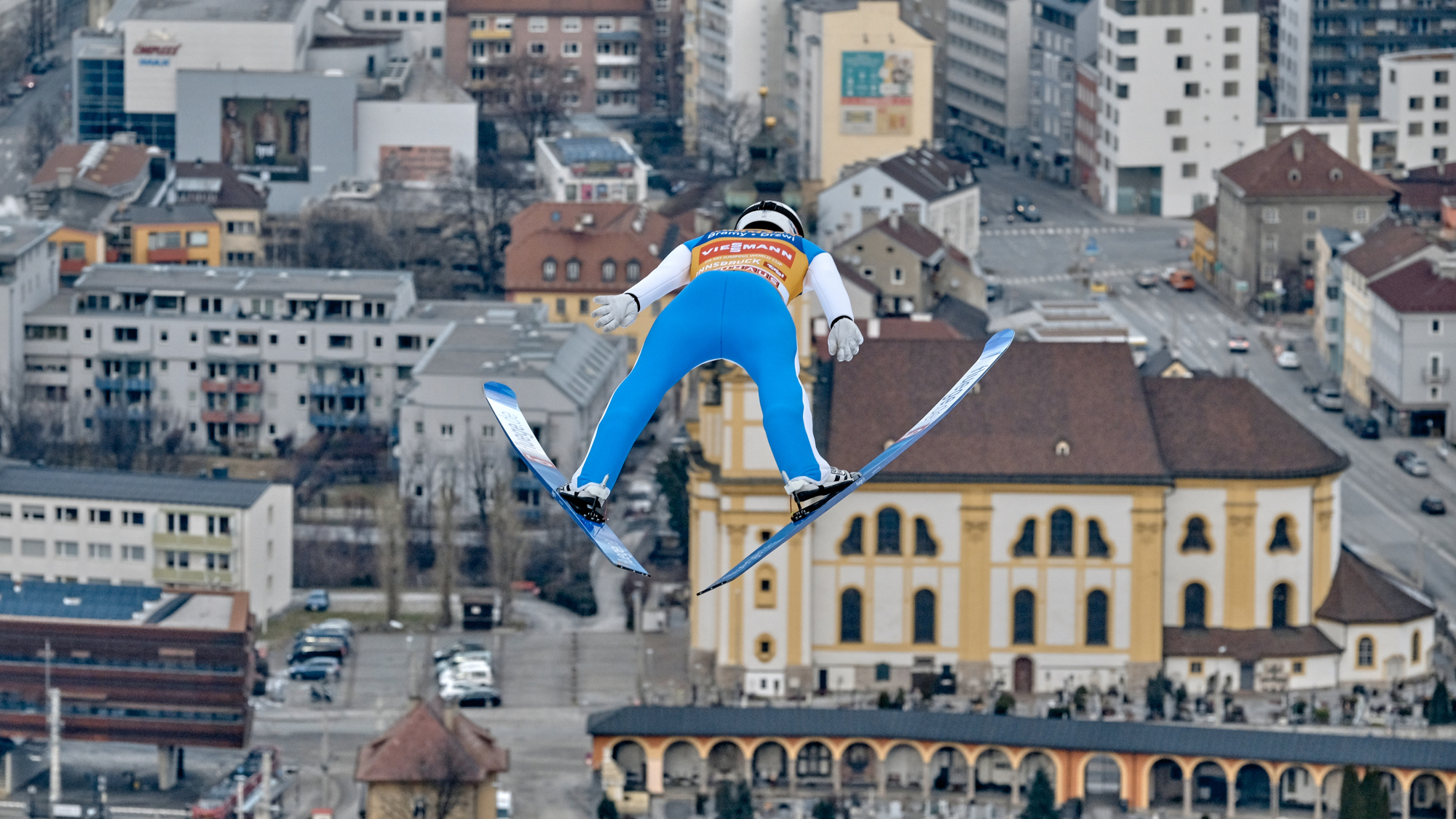 Skispringer in Innsbruck
