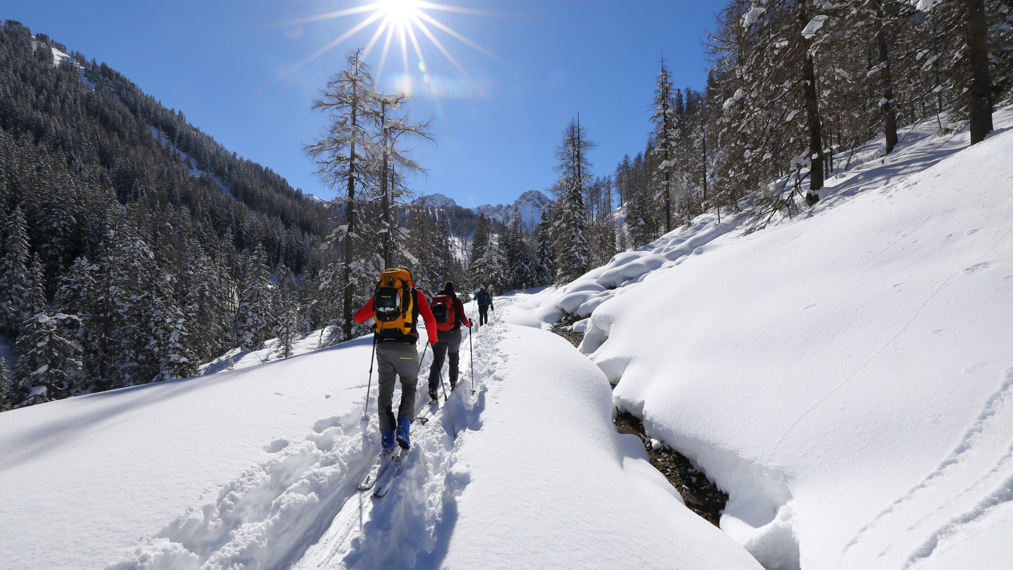 Skitour auf den Loosbühel im Winterdorf Großarl