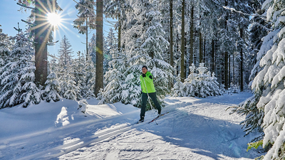 Wintersport im Fichtelgebirge