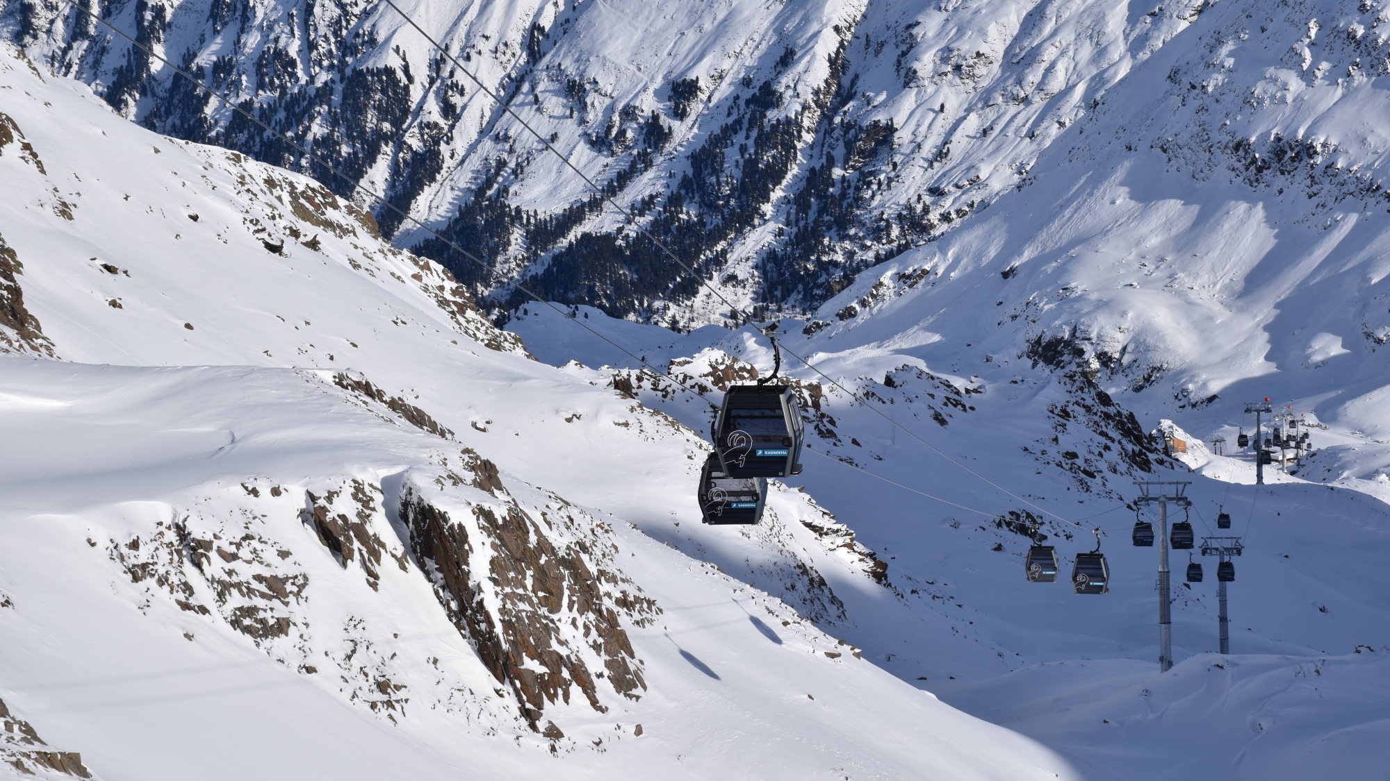 Neue Weißseejochbahn am Kaunertaler Gletscher