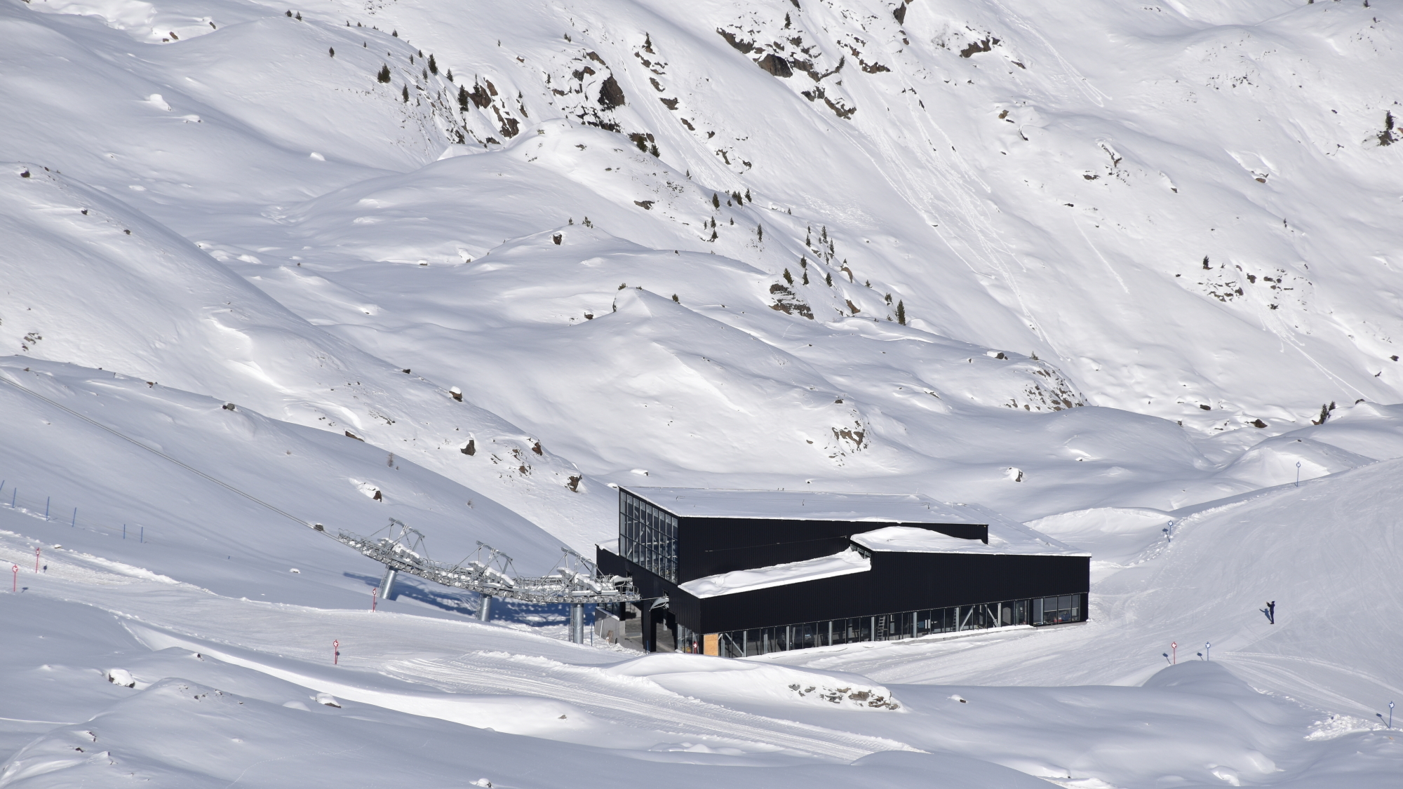 Talstation der neuen Weißseejochbahn