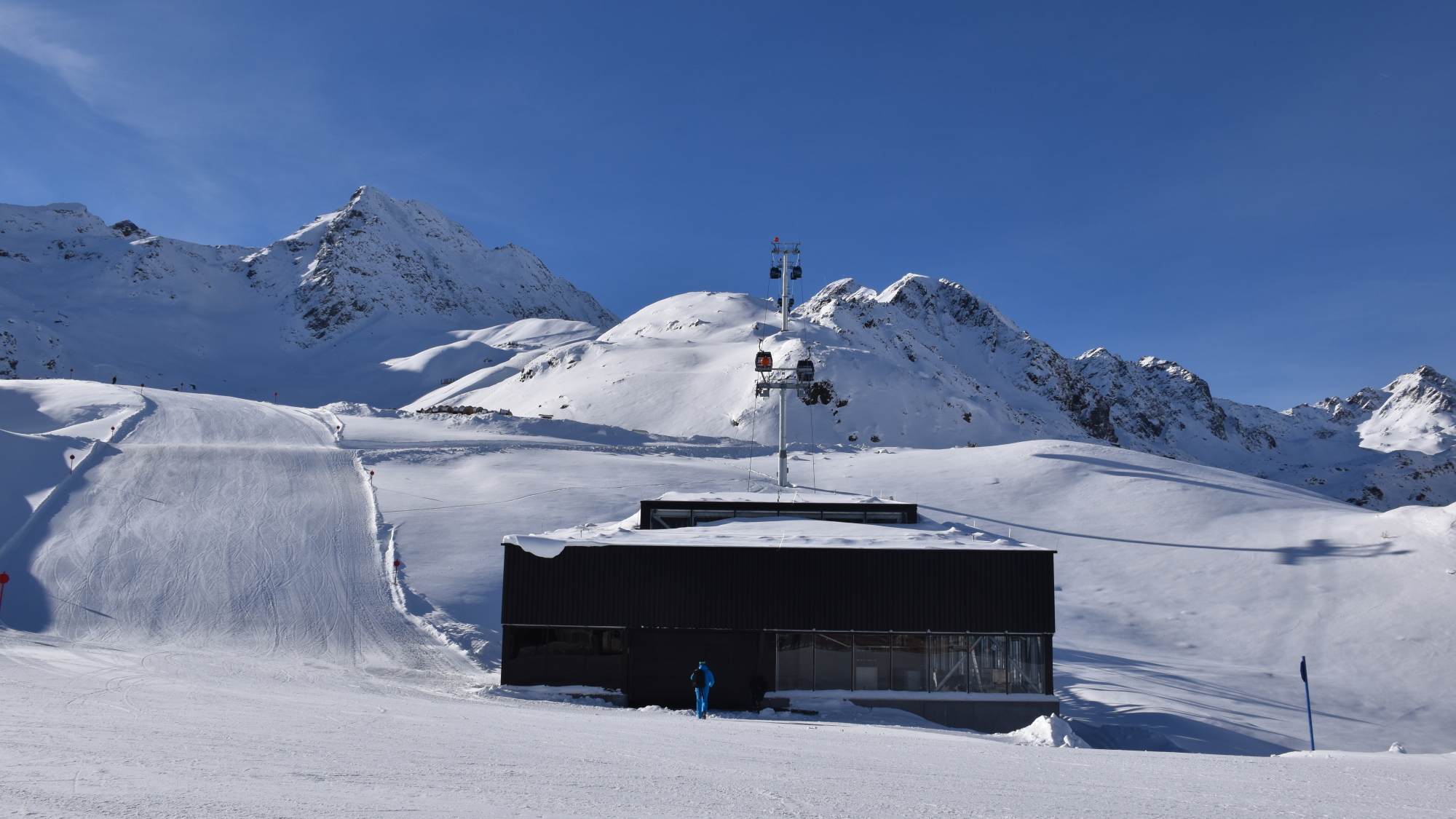 Talstation der neuen Weißseejochbahn