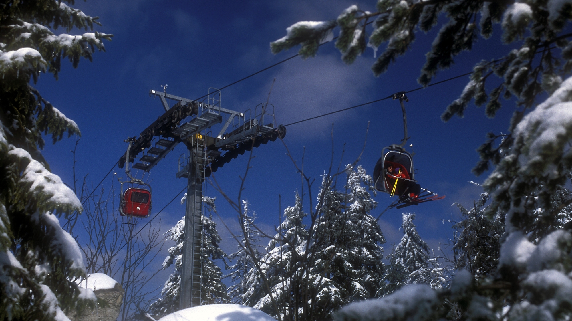 In die Jahre gekommen: Die kuppelbaren Sessellifte am Ochsenkopf