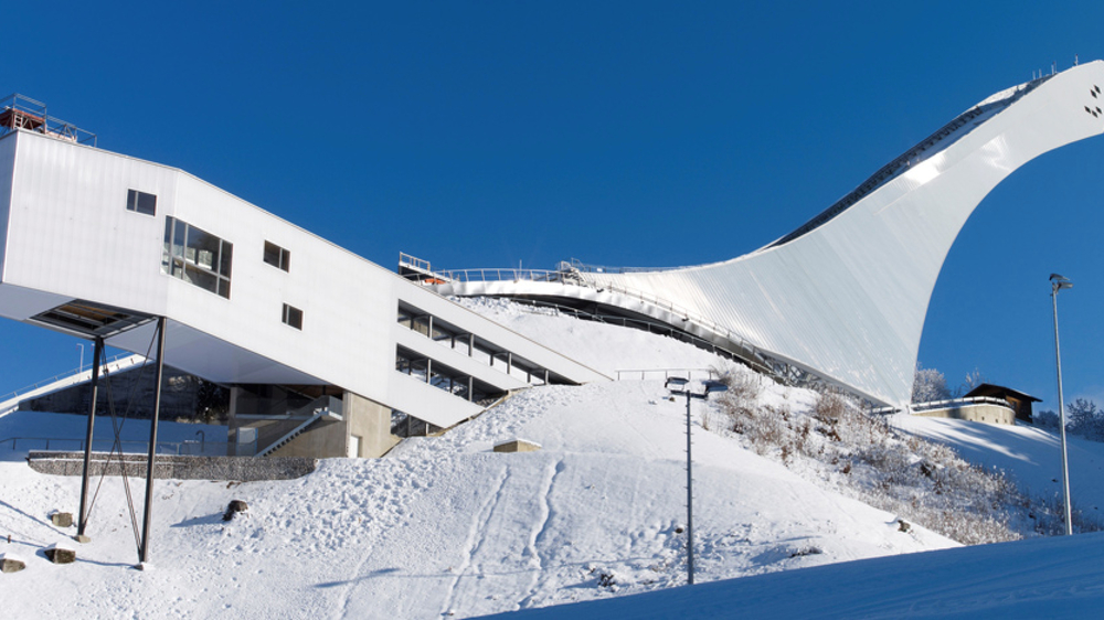 Skisprungschanze in Garmisch-Partenkirchen