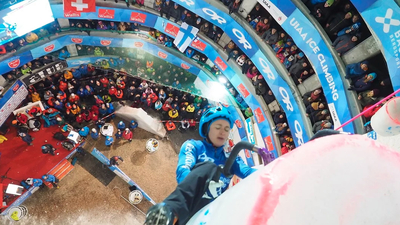 Artikelbild: Ice Climbing World Cup in Saas-Fee