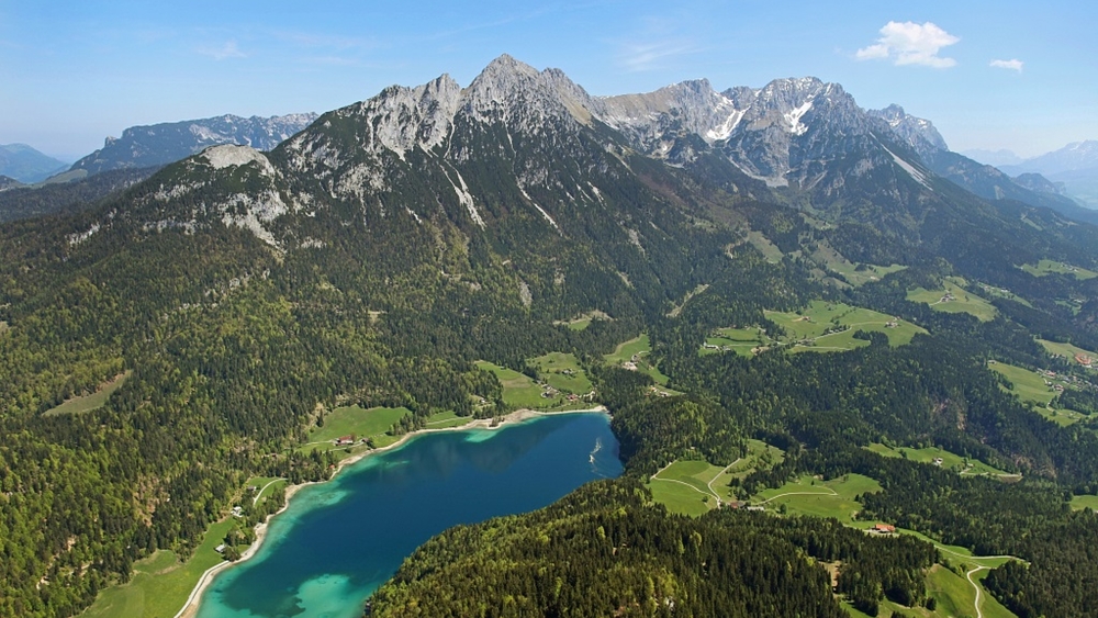 Luftaufnahme Hintersteinersee