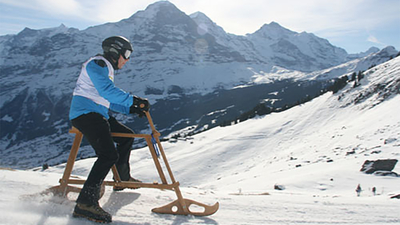 Artikelbild: Traditionsreiches Gefährt: Velogemel-WM in Grindelwald