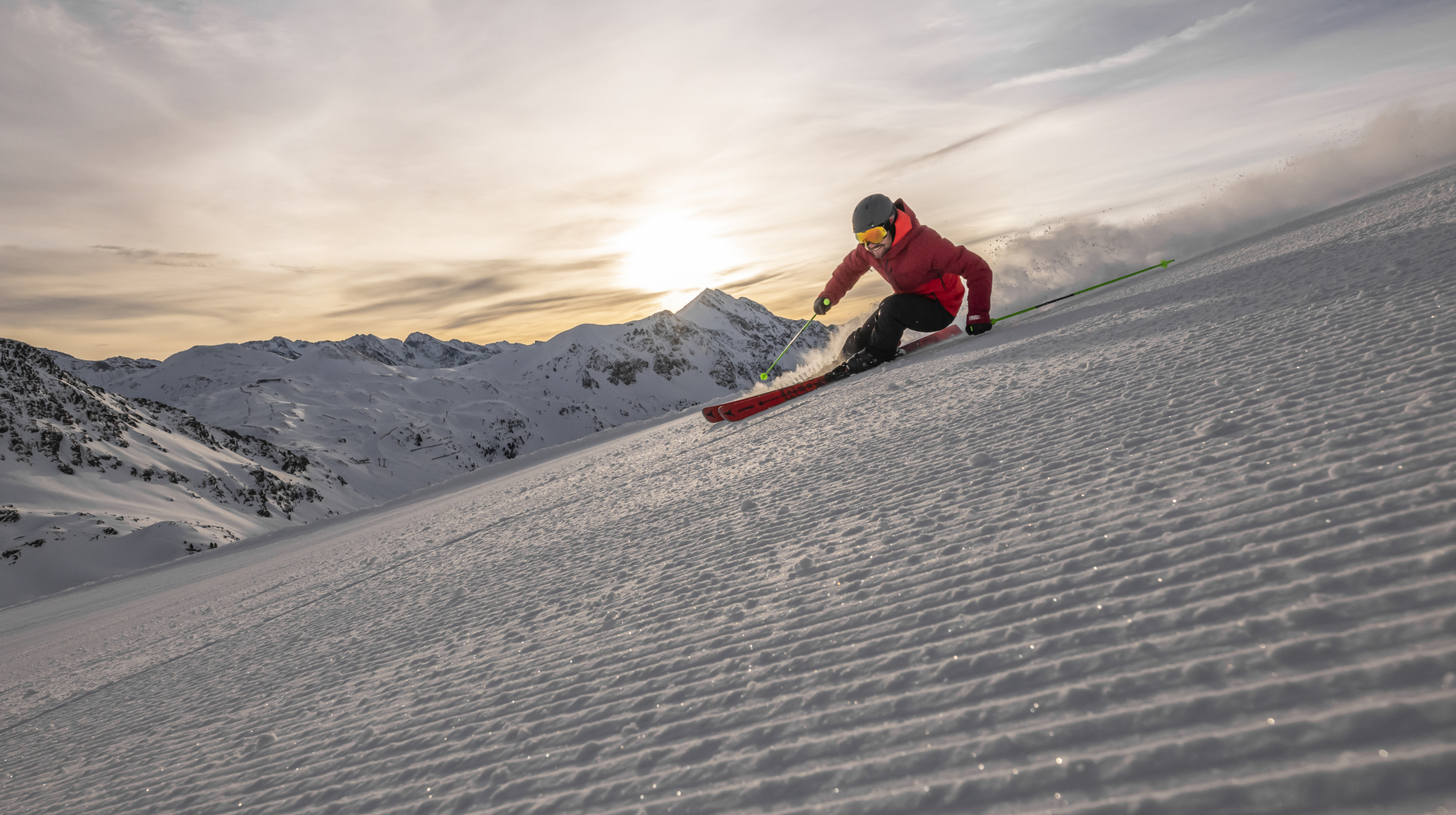 Erste Spur in Obertauern ziehen