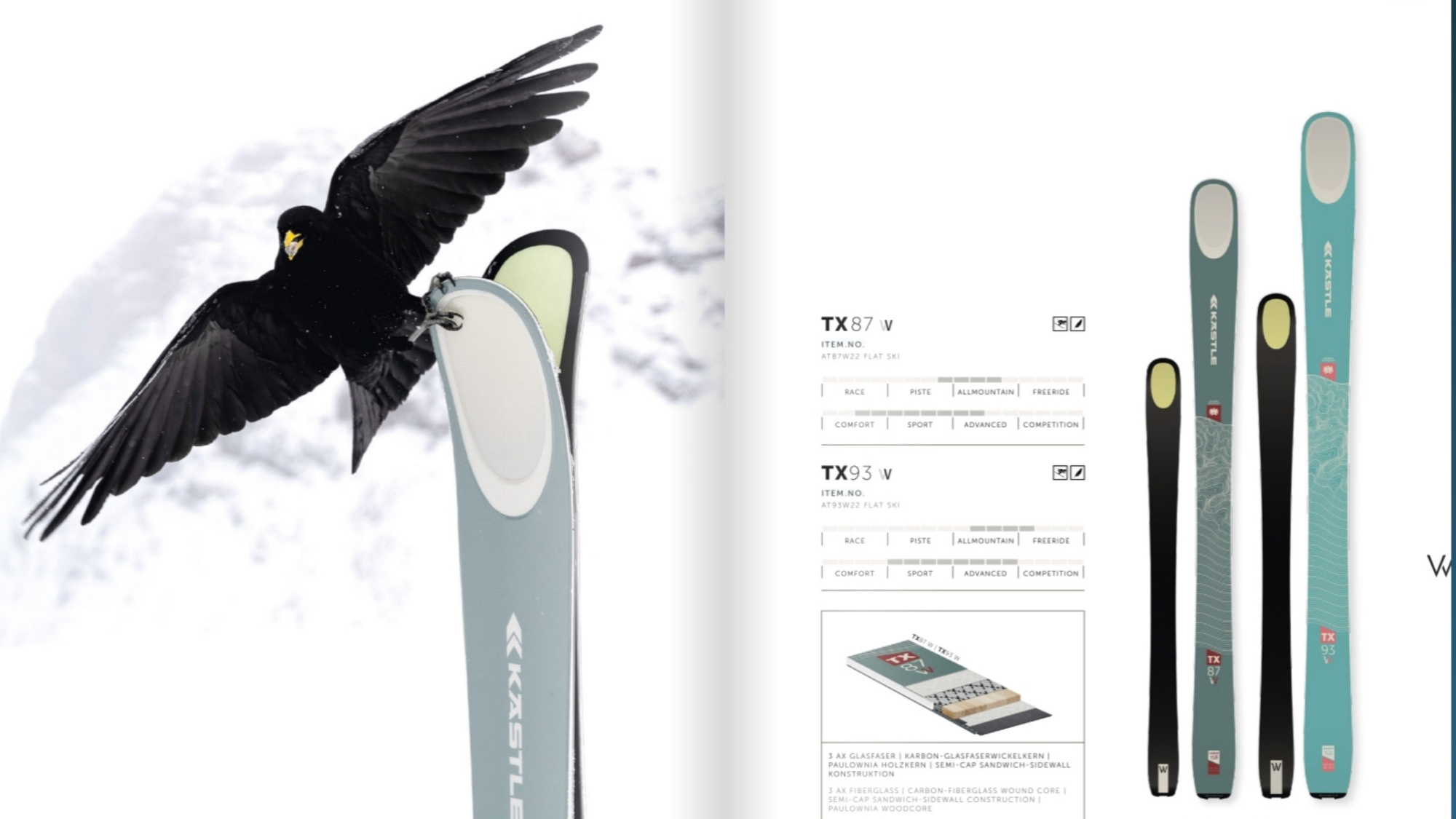 Die neuen TX-Tourenski-Modelle für Damen von Kästle